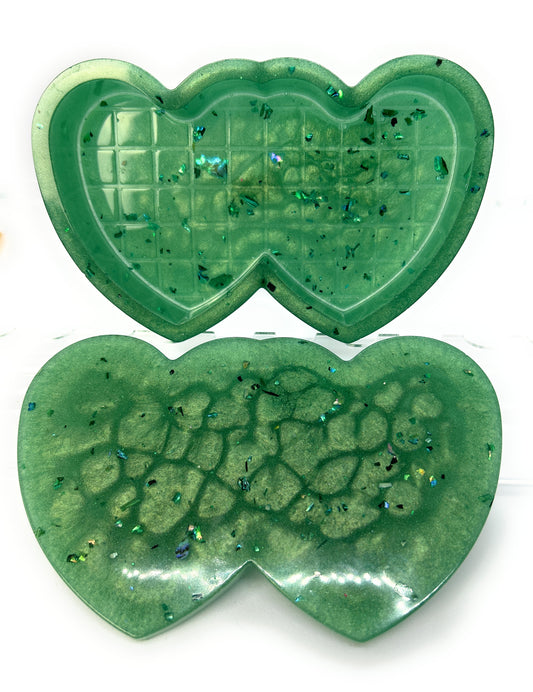Double Heart Trinket Box