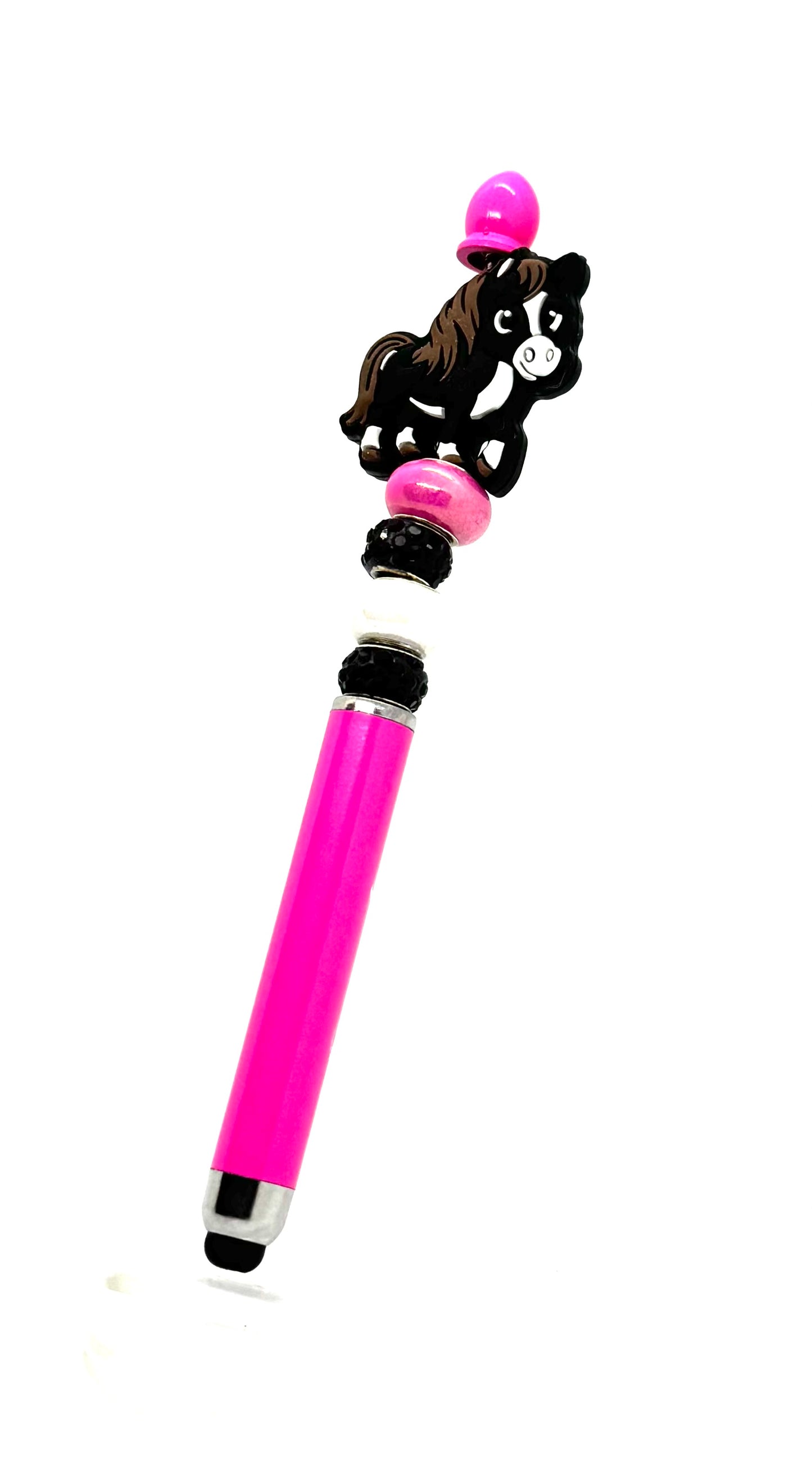 Tiny Horse. Big Sass. | Handmade Pony Lover Beaded Stylus Pen