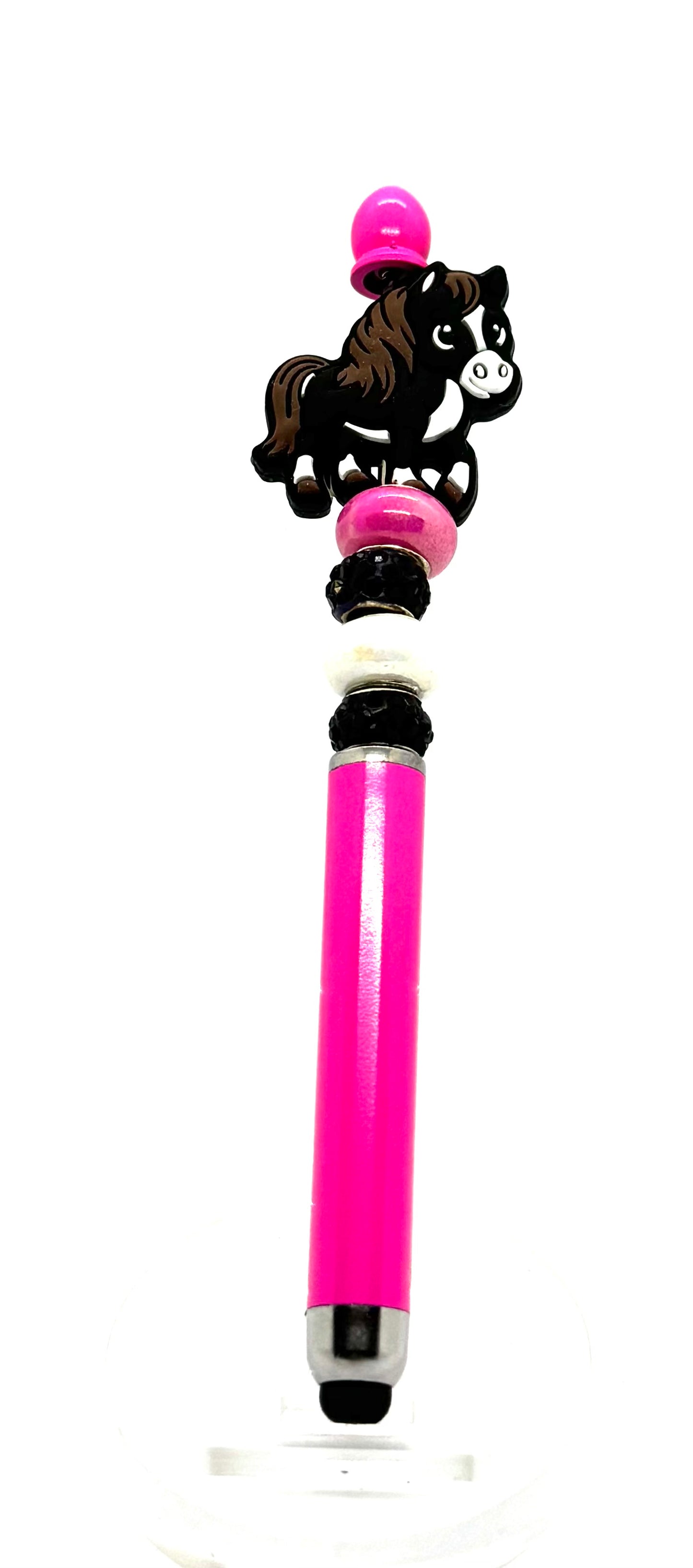Tiny Horse. Big Sass. | Handmade Pony Lover Beaded Stylus Pen