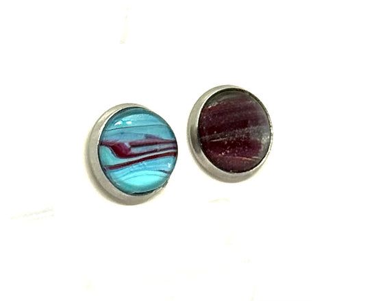 Houston… We Found Your Earrings | Handmade Cosmic Swirl Stud Earrings