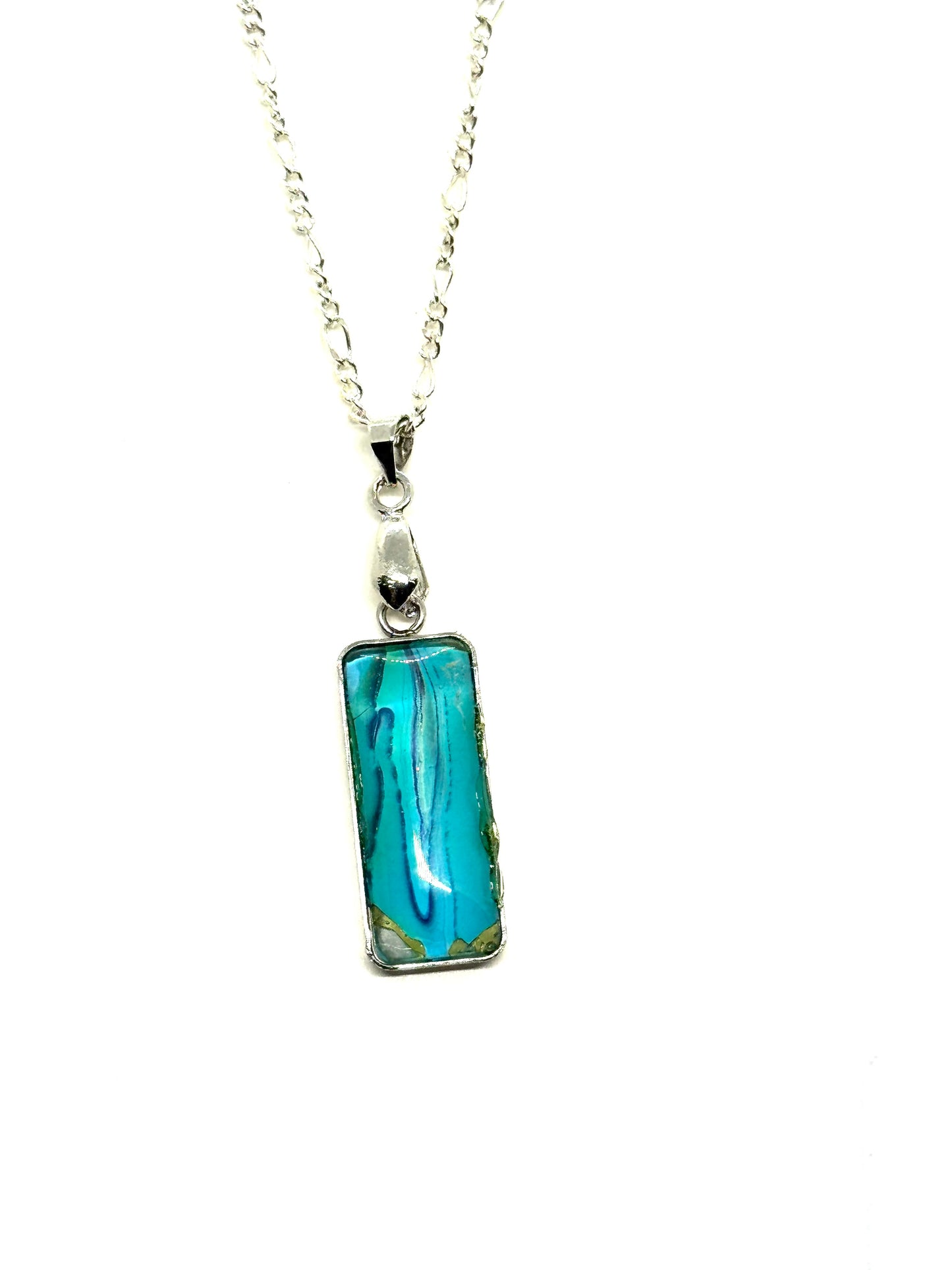#35 Electric Calm Bar Necklace