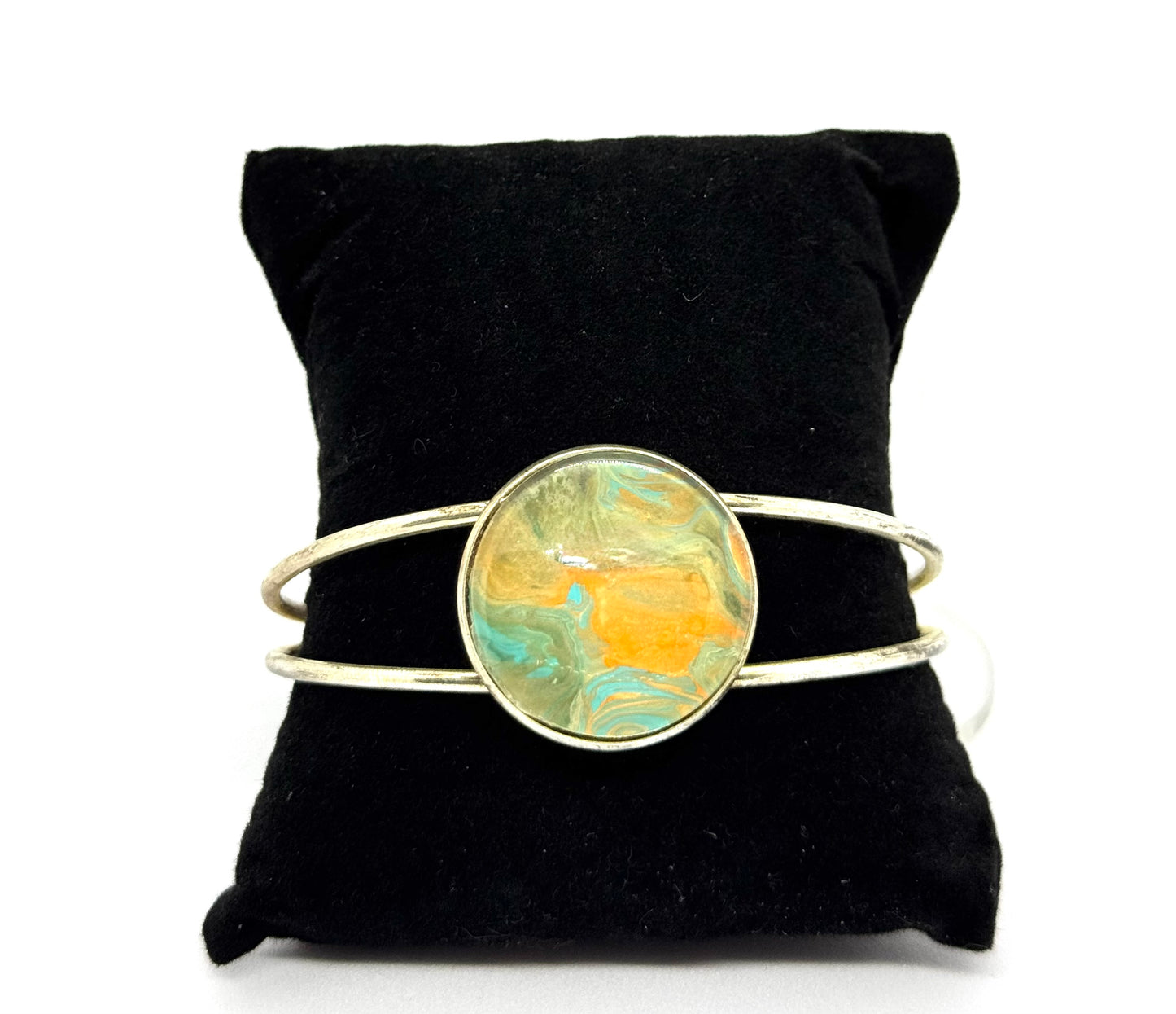 #5 “Golden Earth Meltdown Cuff – Nature, But Make It Unstable”