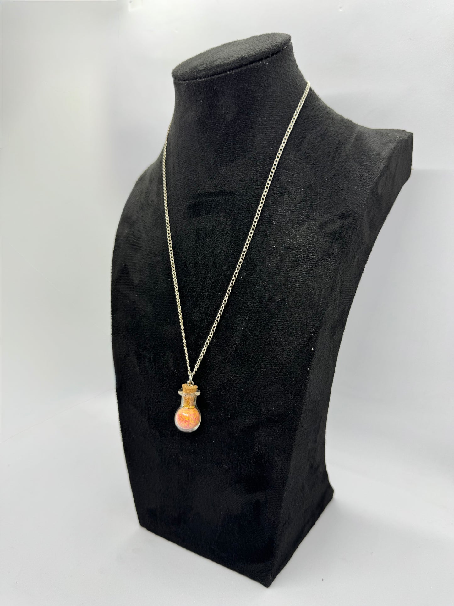 #6G “Controlled Chaos Potion Bottle Necklace – Looks Calm, Starts Fires”