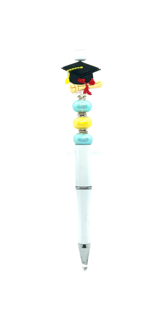 Blue & Yellow Graduation Pen