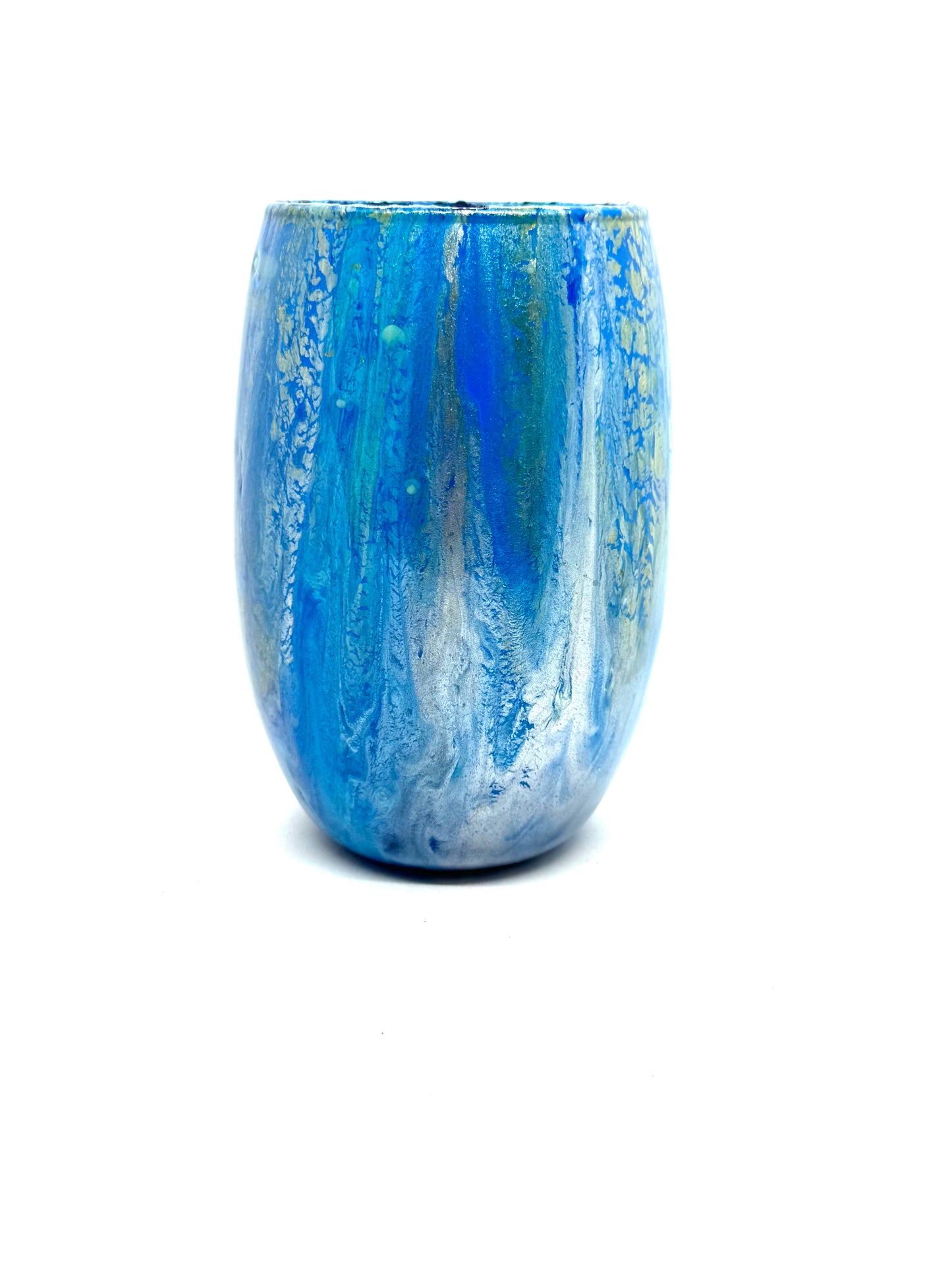 Blue Chaos Resin Tumbler | Functional Dysfunctional Sh*t Show #2