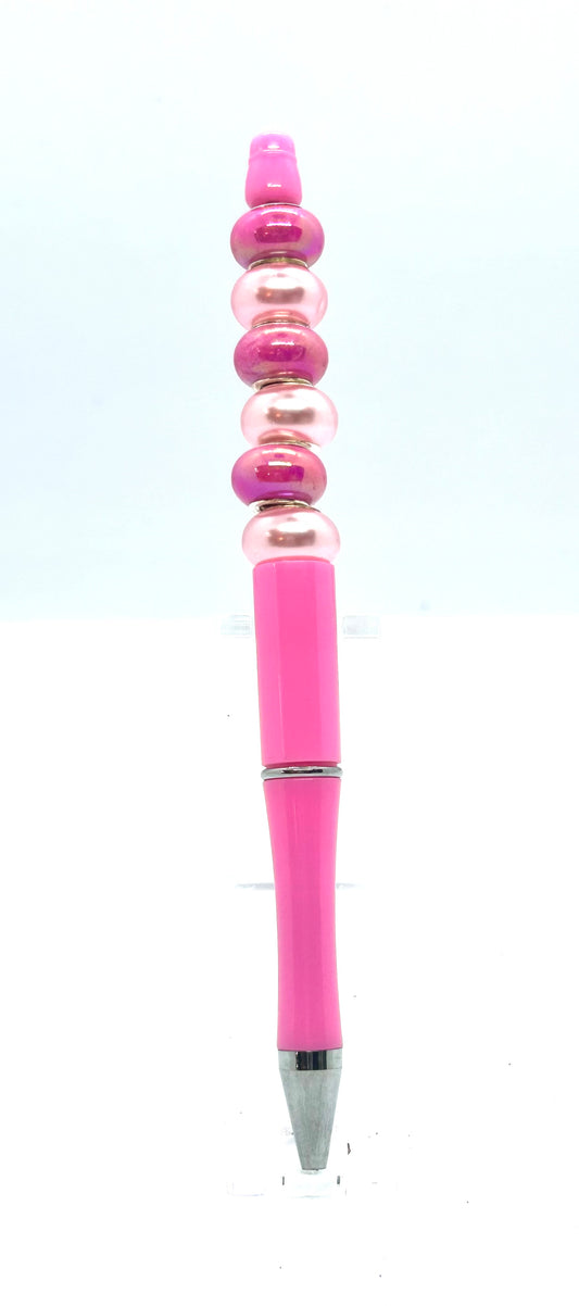 Pink Beaded Pen