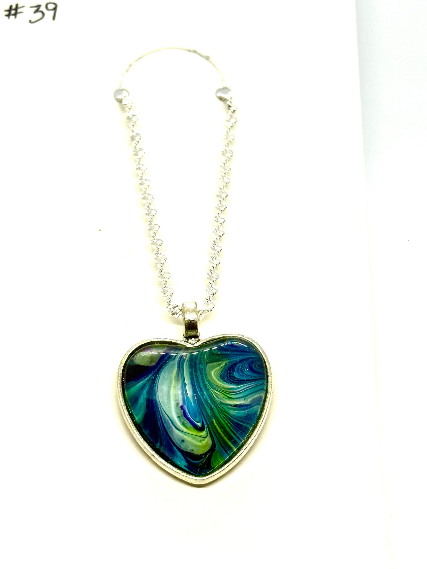 #39 Tidal Mood Swing Heart Necklace