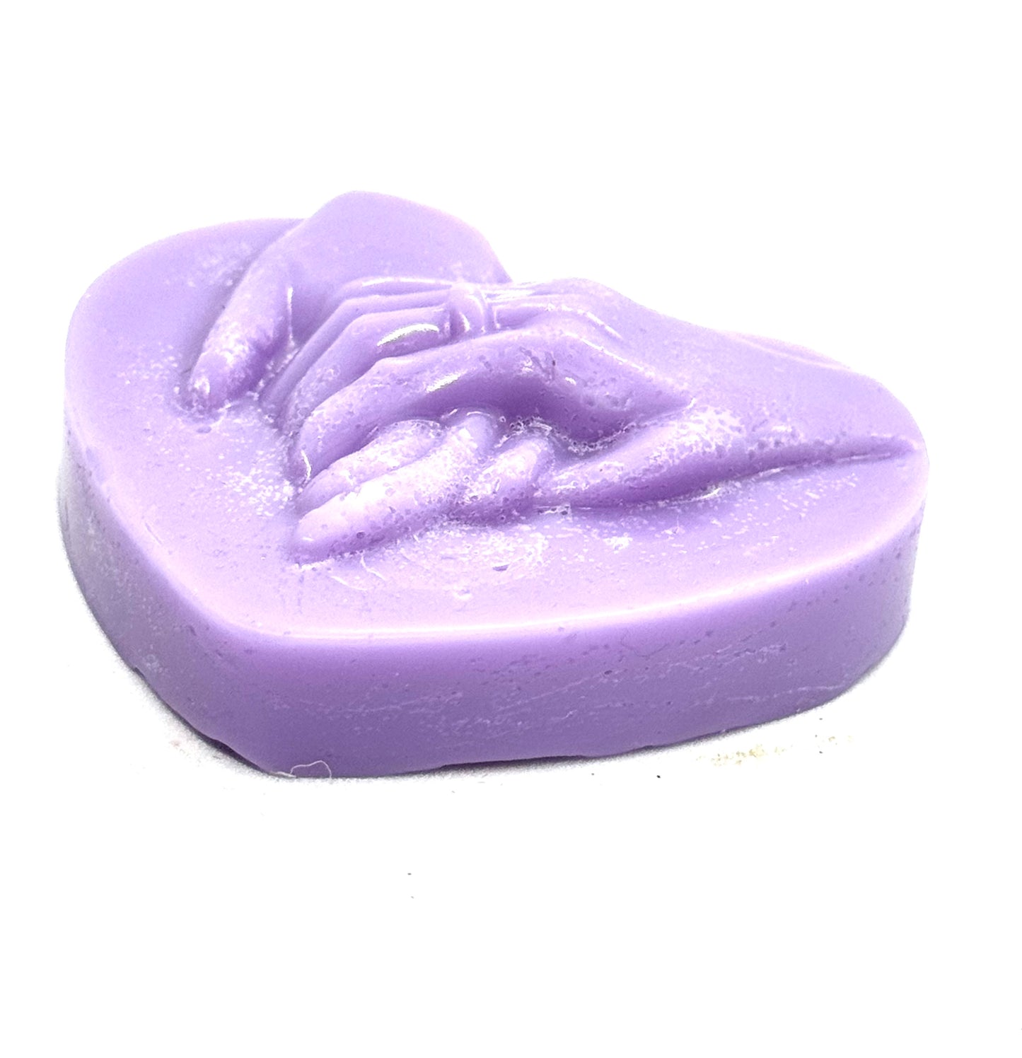 Holding Hands Heart Wax Melt (Emotionally Supportive, Mildly Judgy) 🖤🔥