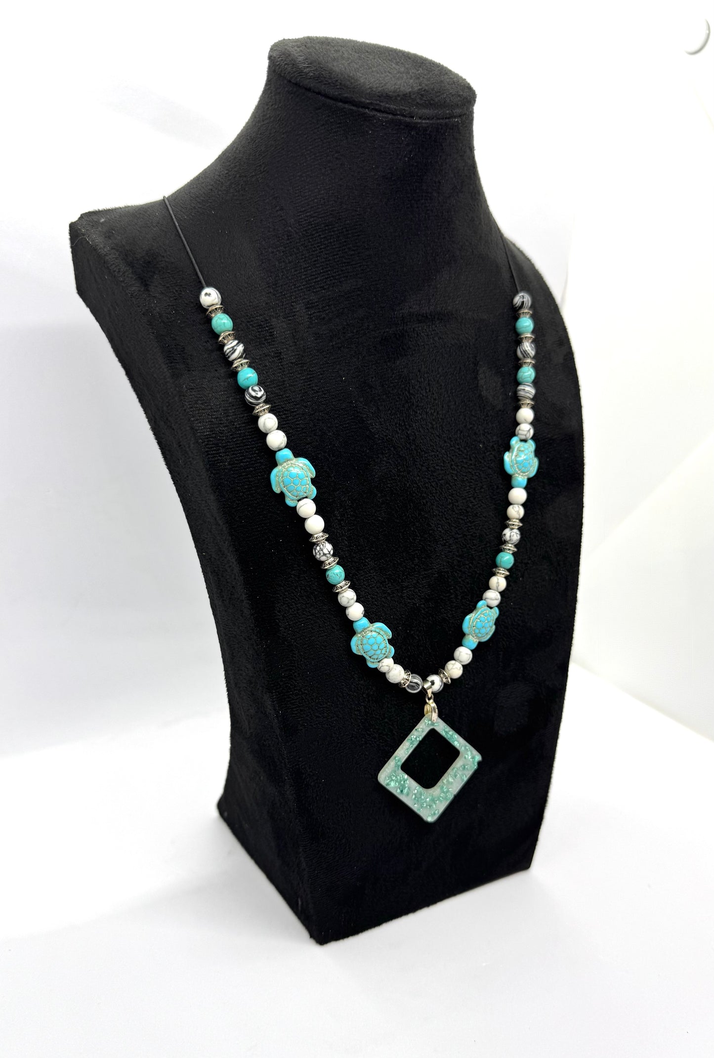 “Sea Turtle Serenity (But Make It Slightly Unhinged) Necklace”