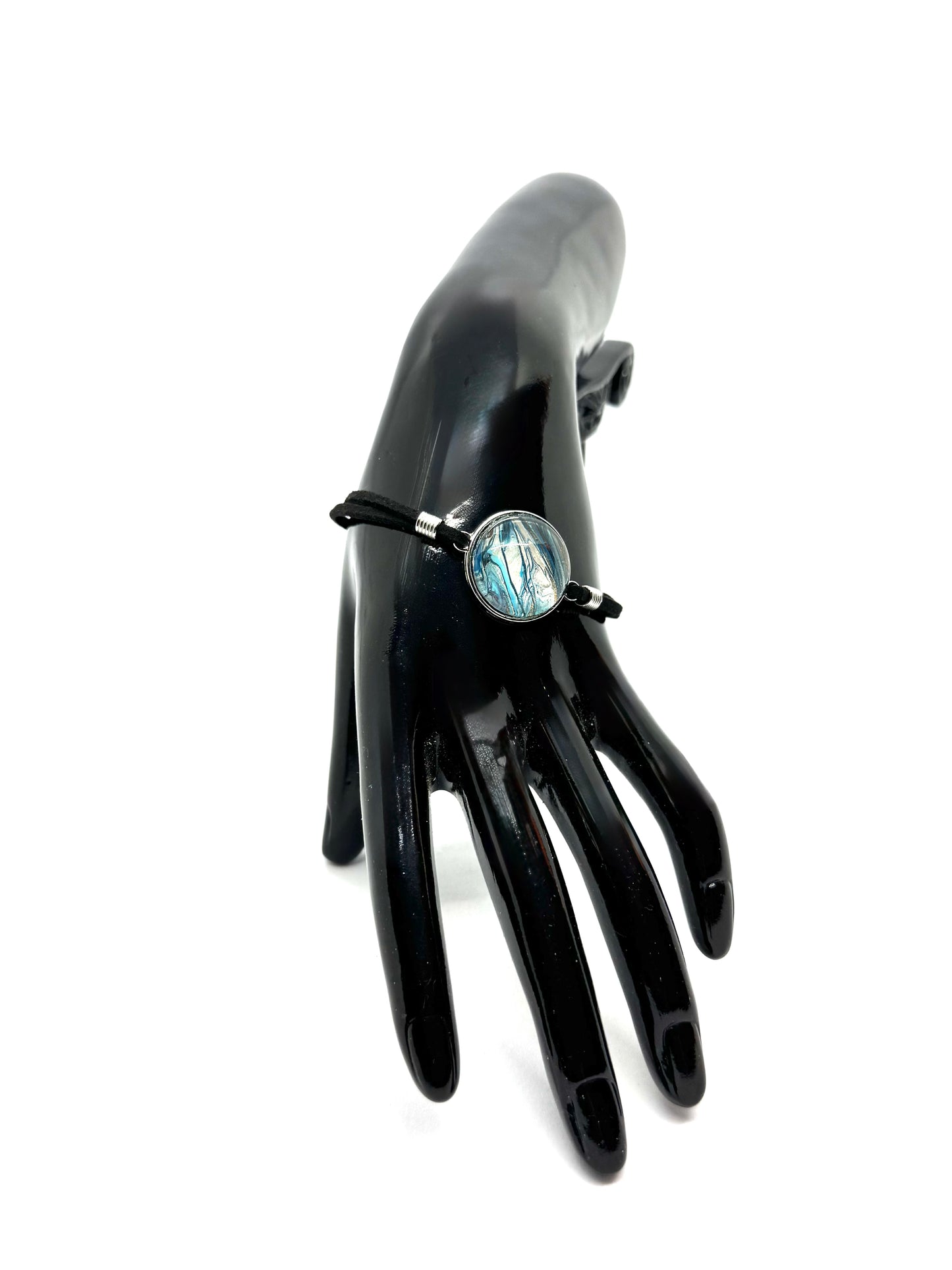 Emotionally Attached to Icebergs Leather Bracelet