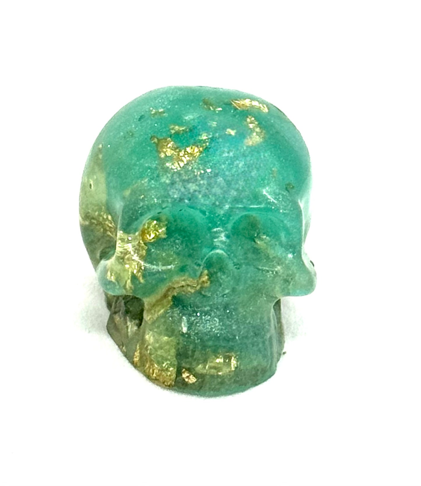 “Worth the Damage” Skull – Toxic Luxury Love Relic | Until Death Do Us Part Collection | Handmade Resin Gothic Decor