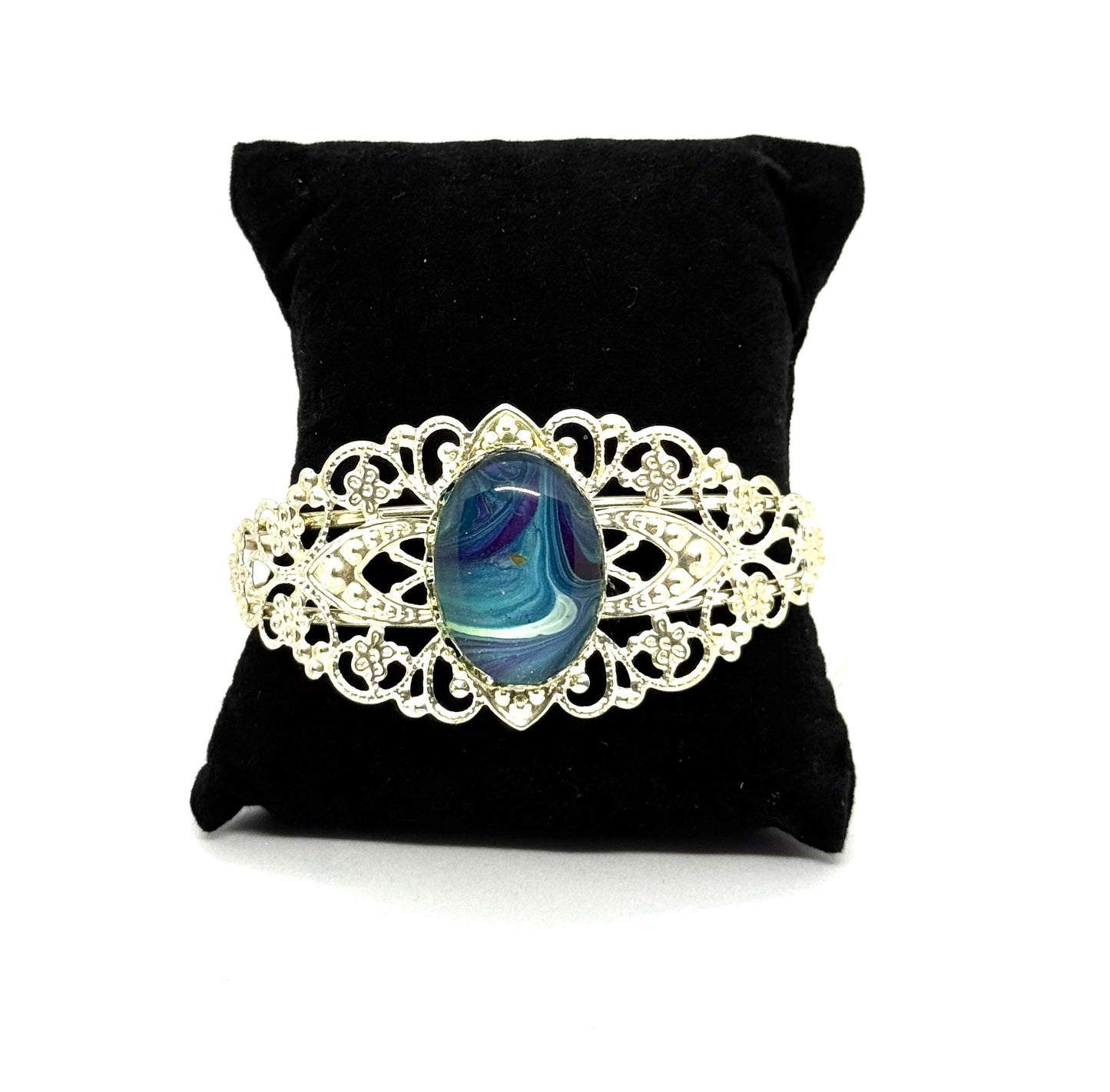 #7 “Silent Judgment Filigree Cuff – Polite, Pretty, and Slightly Dangerous”