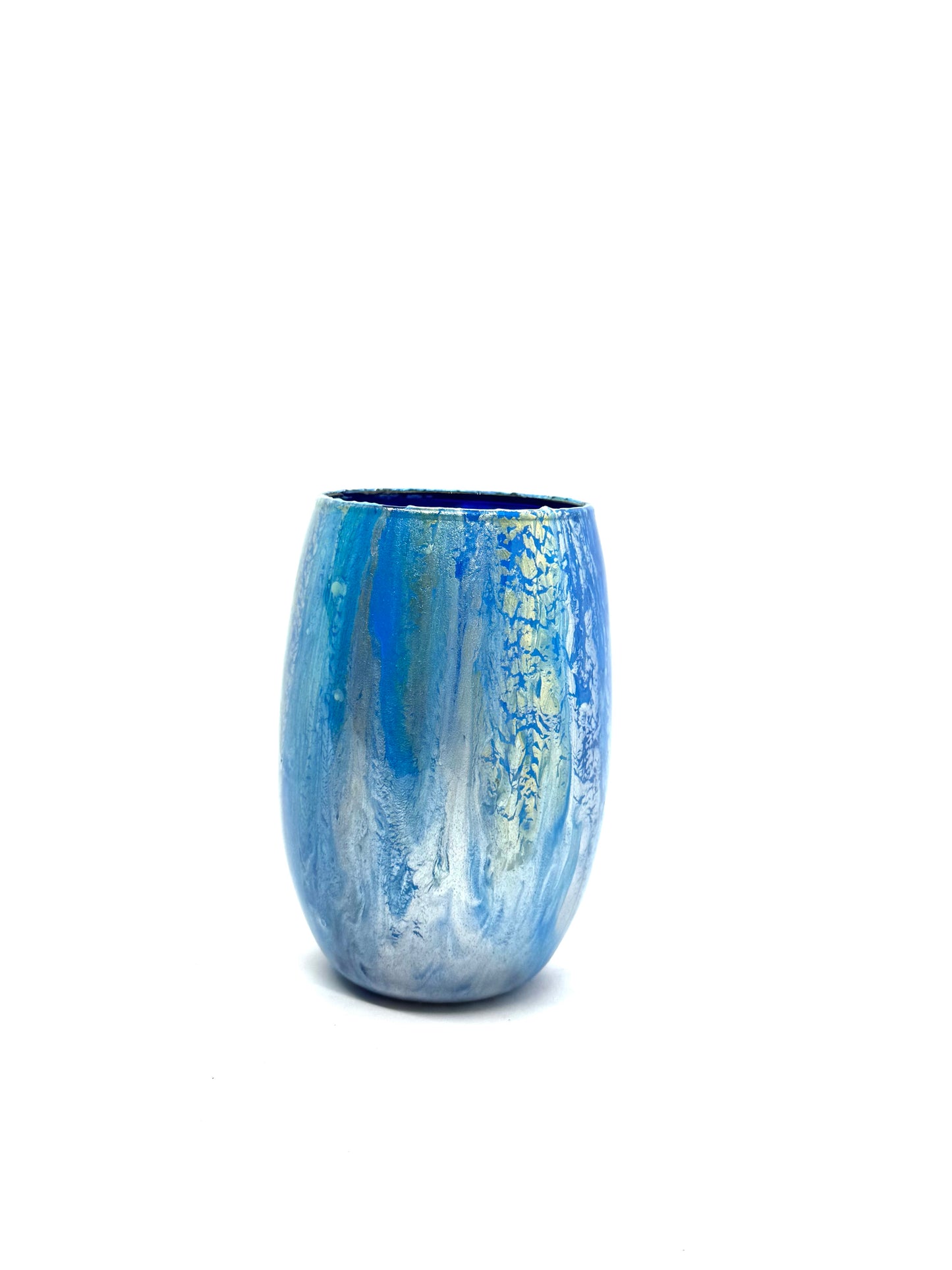 Blue Chaos Resin Tumbler | Functional Dysfunctional Sh*t Show #2