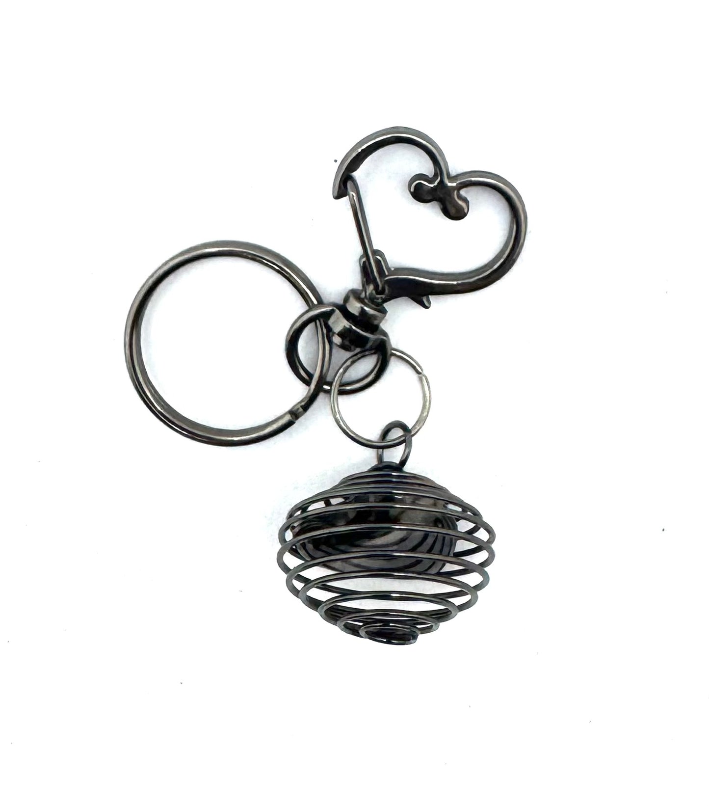 Manifesting Like a Motherfucker | Wire Wrapped Crystal Keychain
