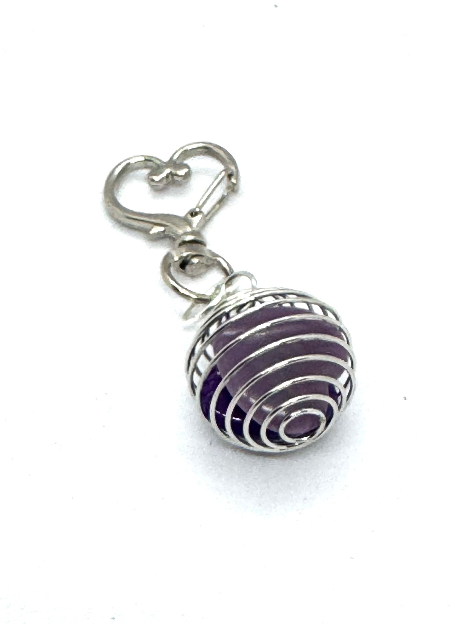 Amethyst Serenity | Handmade Genuine Amethyst Gemstone Charm n