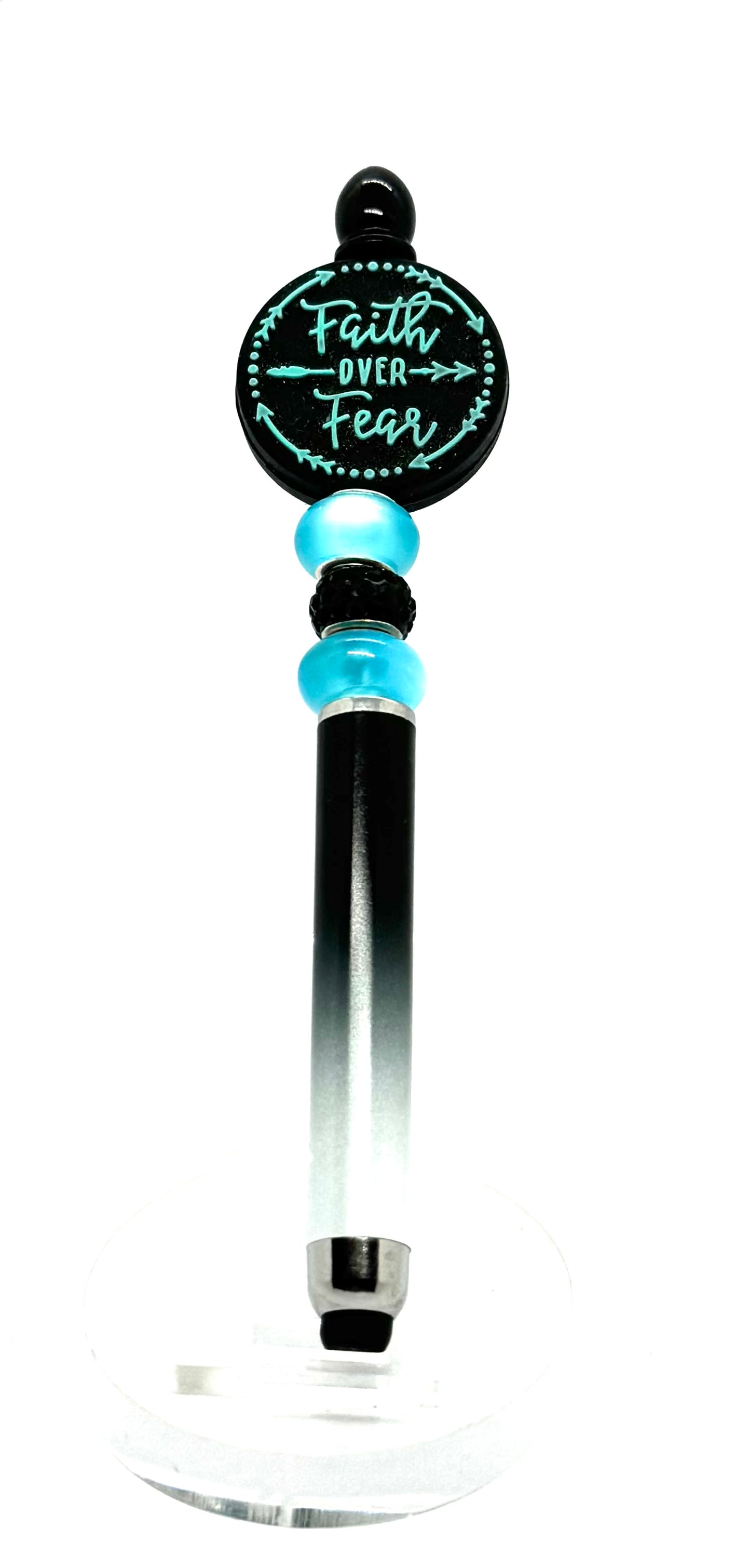 Faith Over Fear… Coffee Over Mondays | Handmade Faith Over Fear Stylus Pen