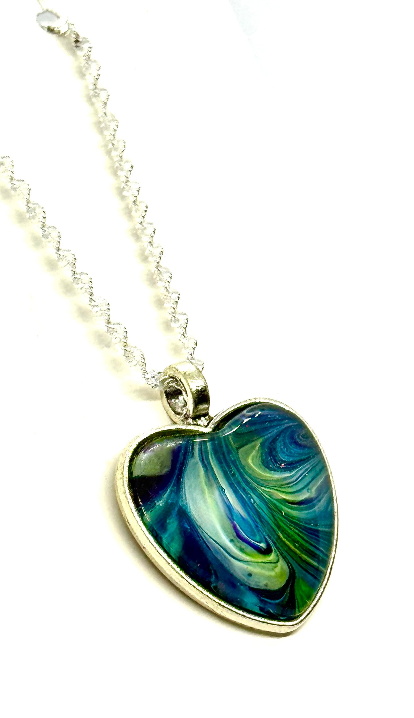 #39 Tidal Mood Swing Heart Necklace