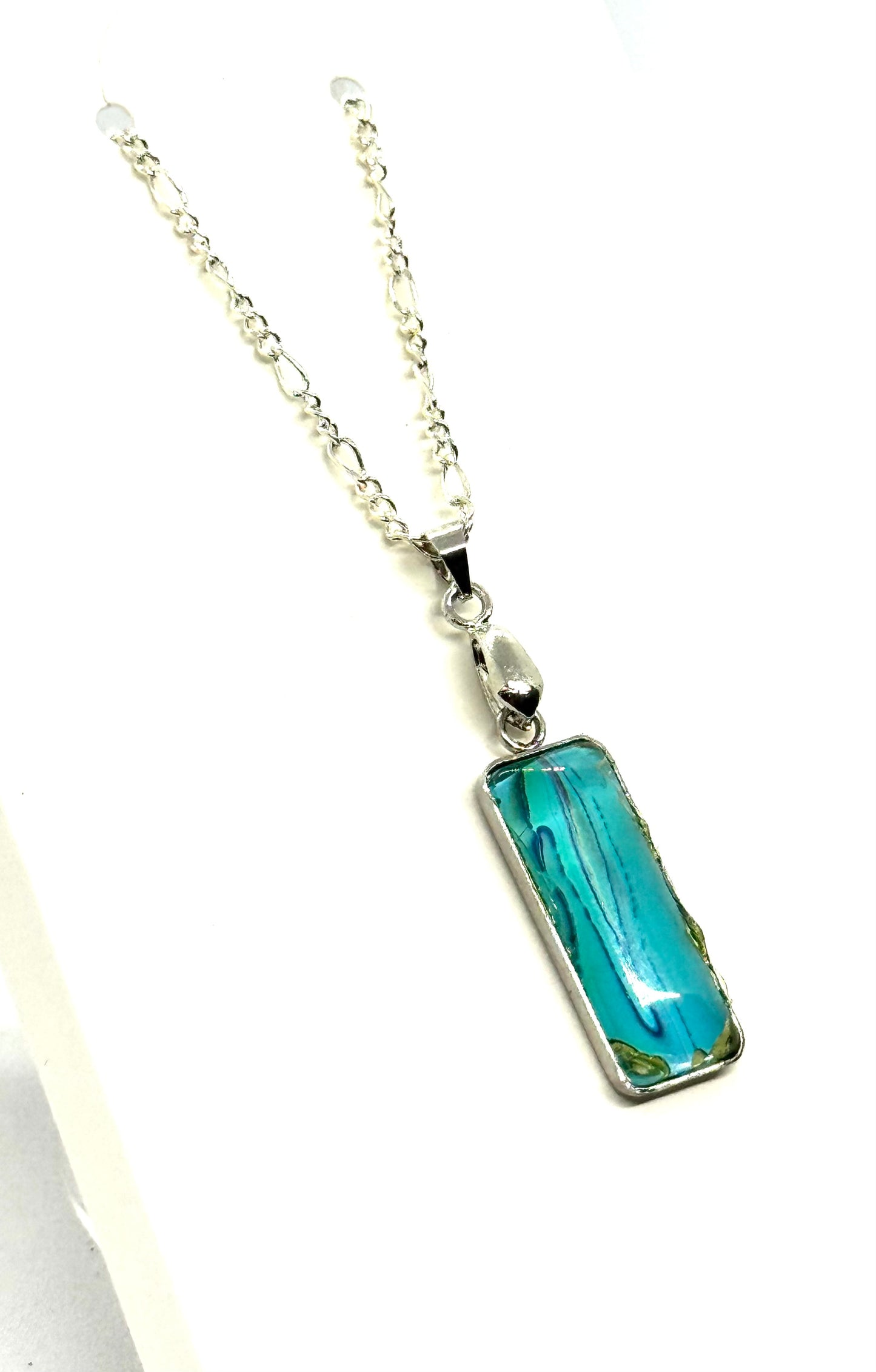 #35 Electric Calm Bar Necklace