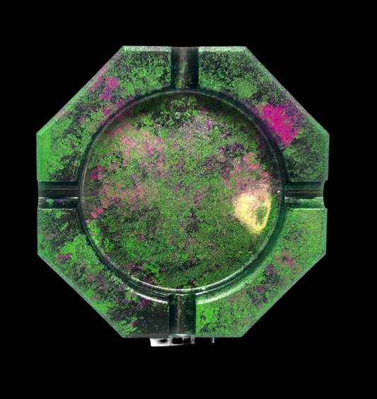 Octagon Resin Ashtray