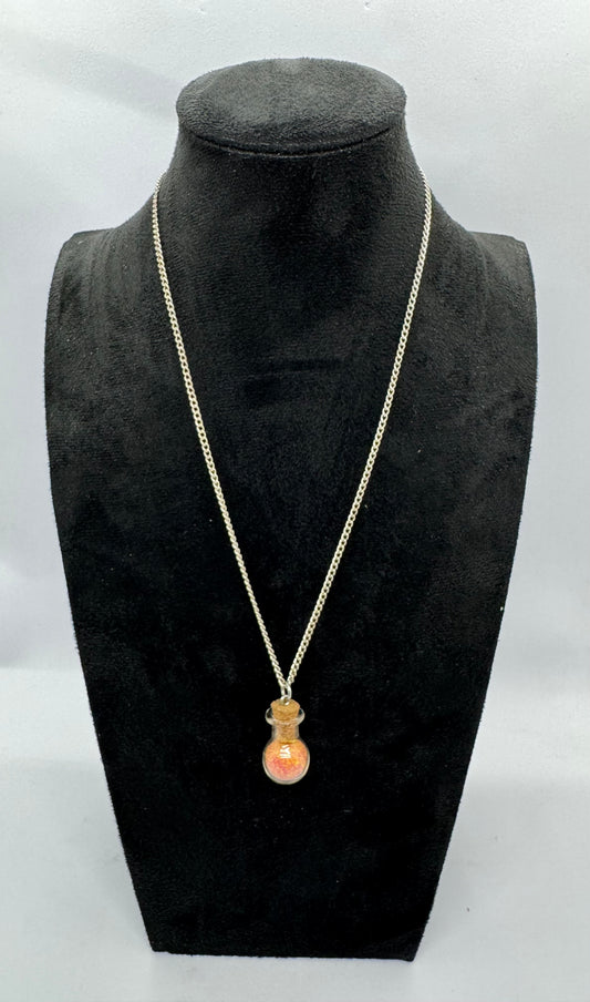 #6G “Controlled Chaos Potion Bottle Necklace – Looks Calm, Starts Fires”
