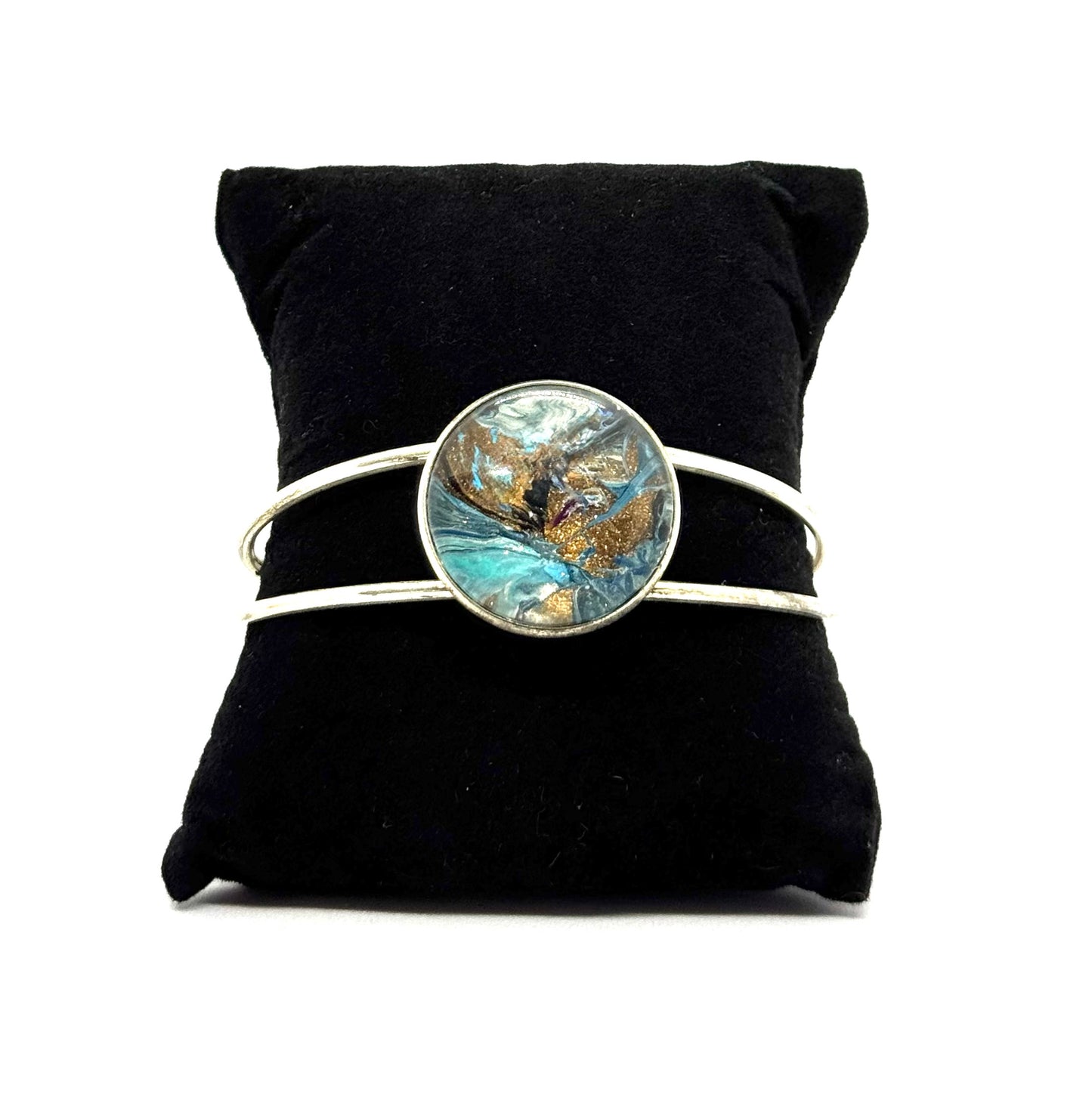 #6 “Ocean Heist Cuff Bracelet – Calm on Top, Criminal Underneath”