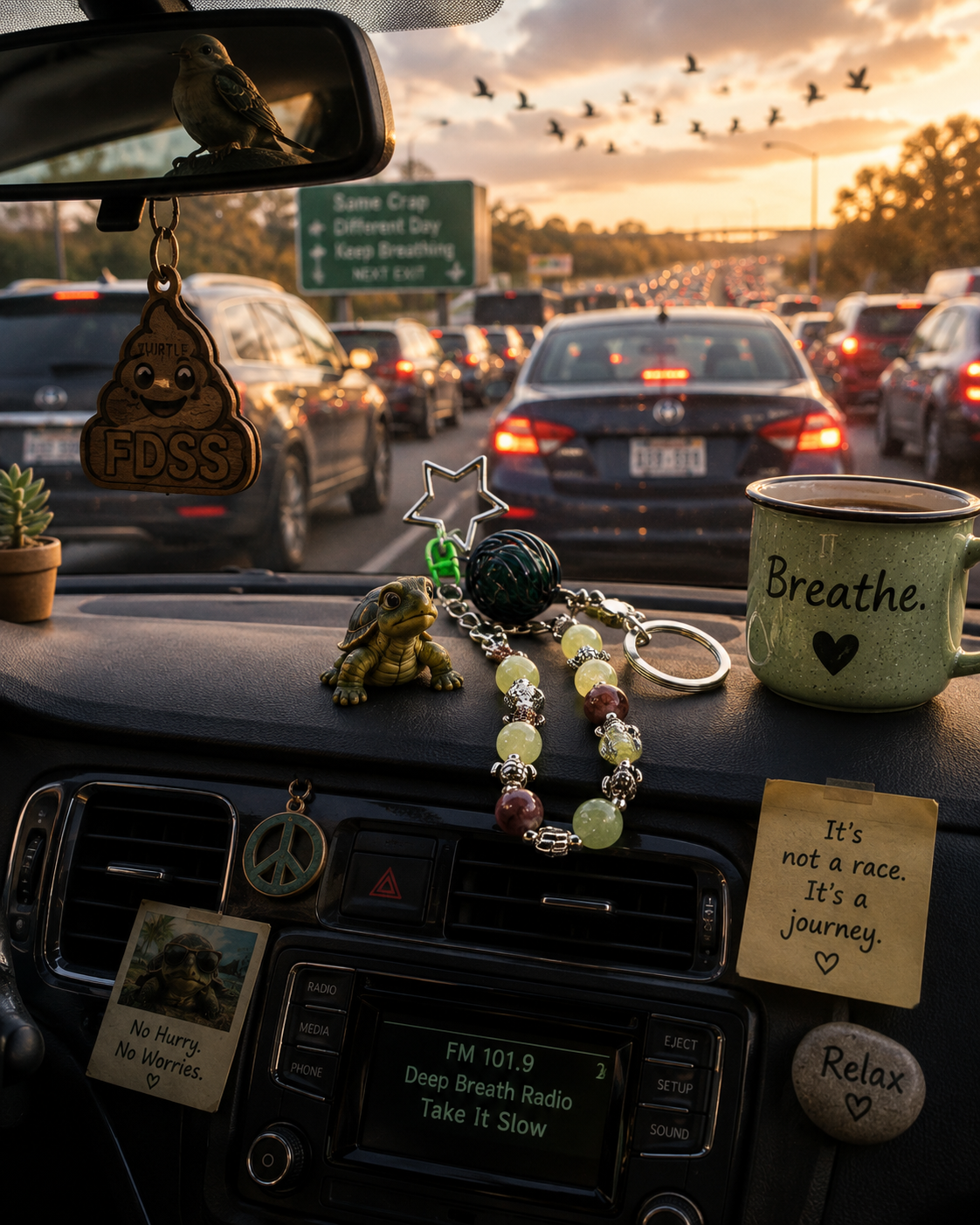 The Turtle Whisperer | Handmade Sea Turtle Wristlet Keychain