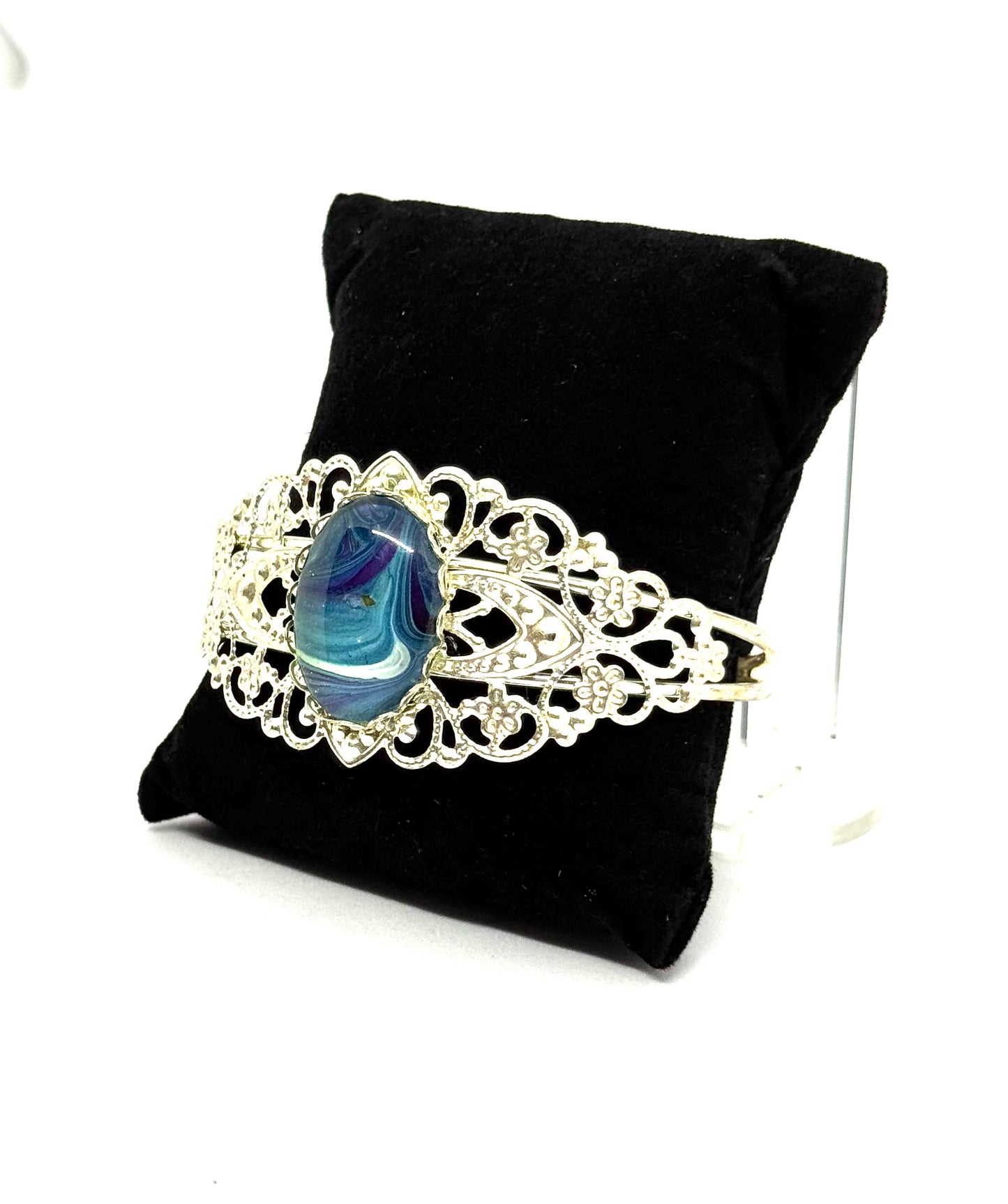 #7 “Silent Judgment Filigree Cuff – Polite, Pretty, and Slightly Dangerous”