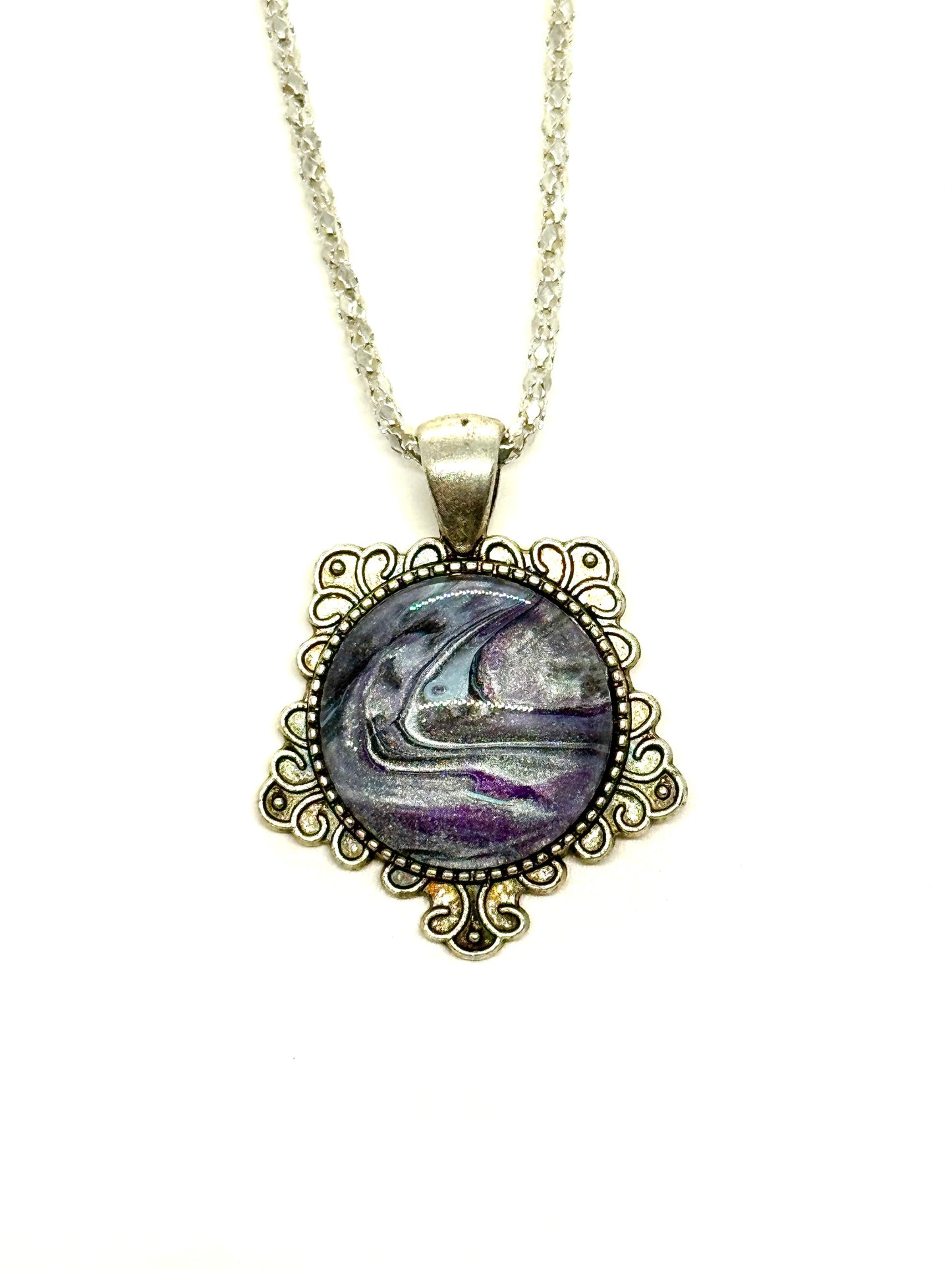 #37 Lunar Static Medallion Necklace
