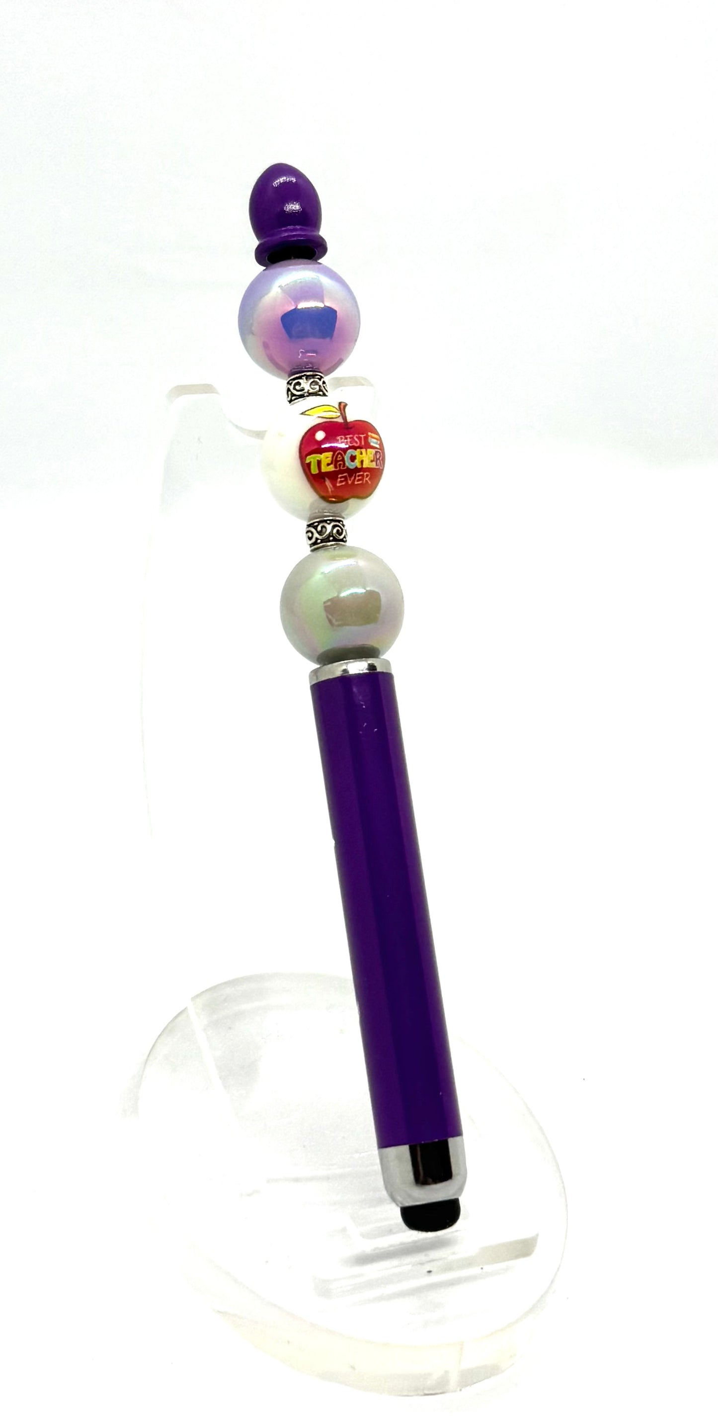 The Teacher’s Favorite (Even If They Won’t Admit It) | Handmade Best Teacher Ever Beaded Stylus Pen