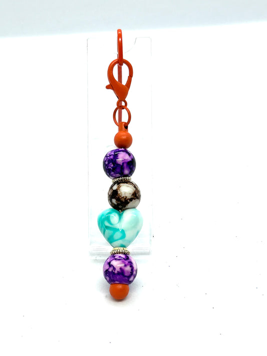 Red Metal Shepherds Hook Bookmark