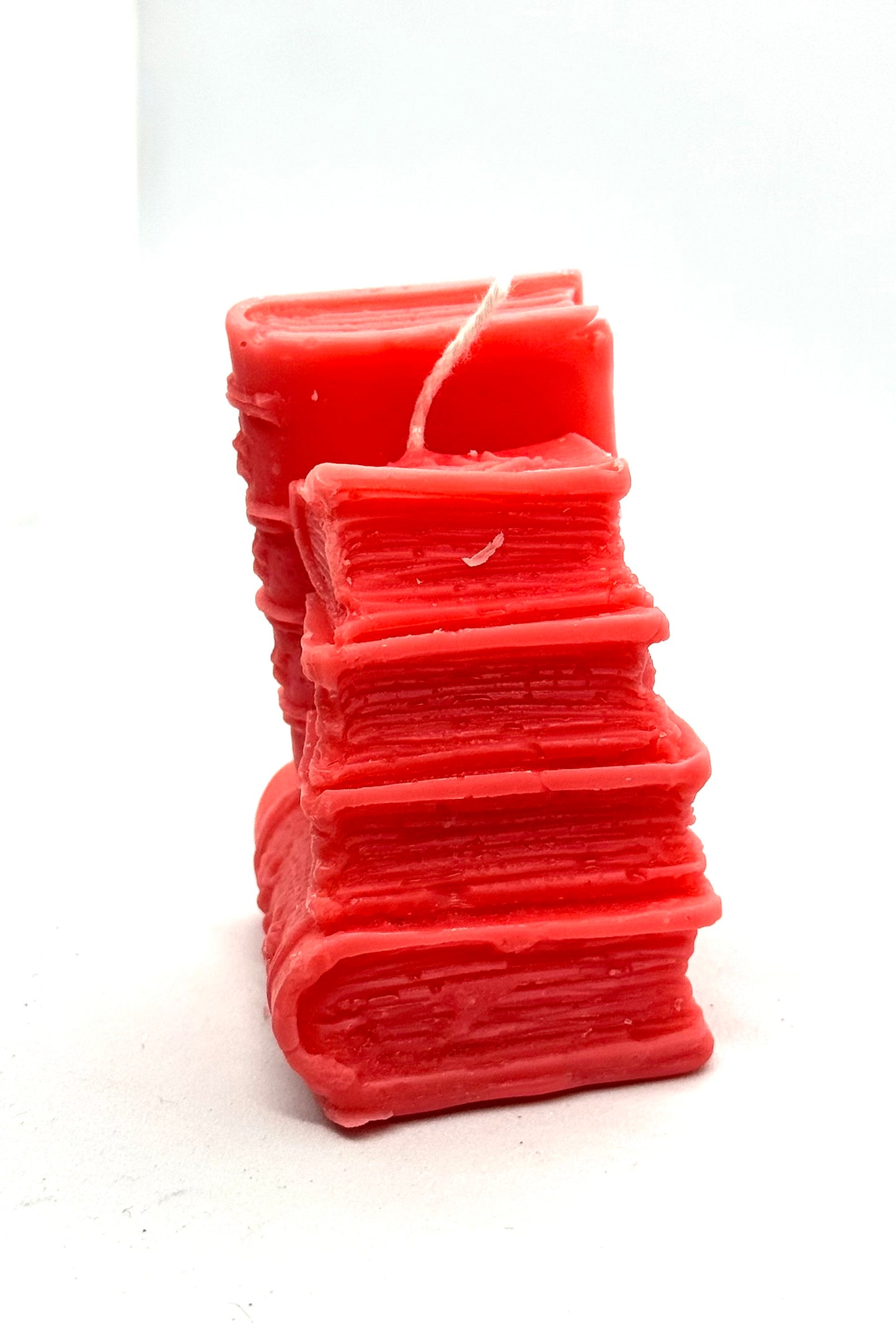 Coconut Book Stack Candle – Smells Like a Vacation, Looks Like You Read