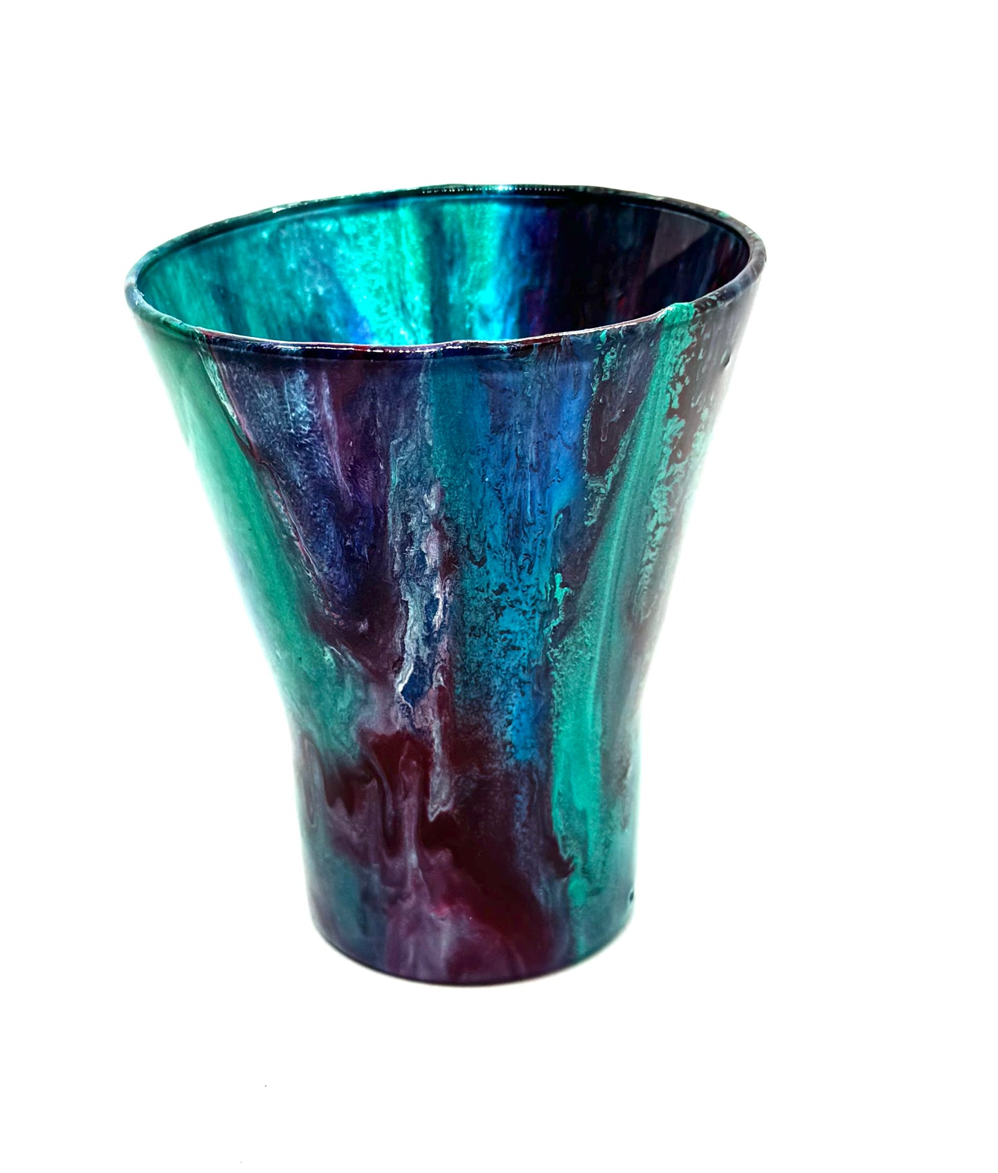 Deep Tide Resin Drinking Glass