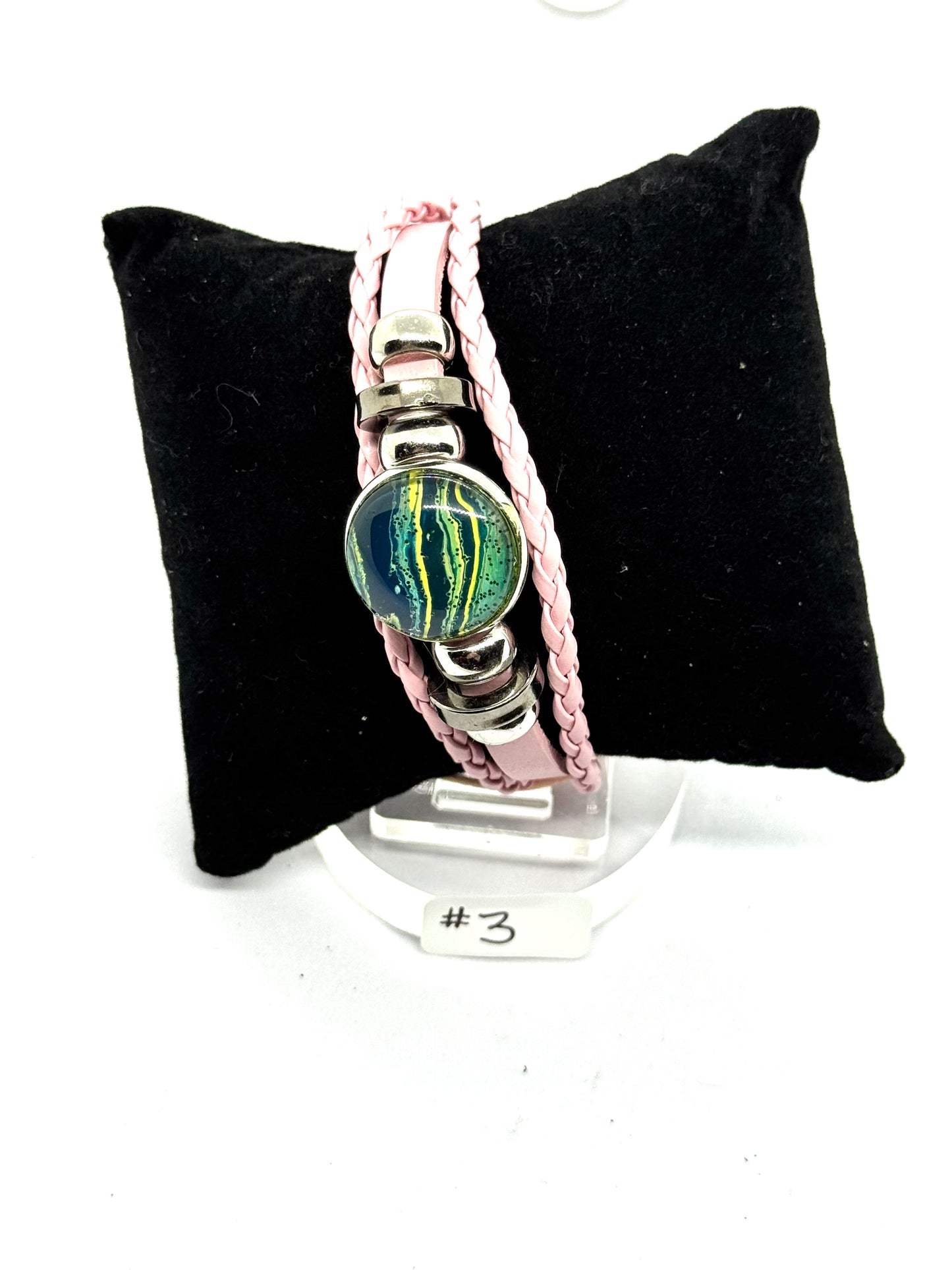 #3 Sweet but Psychotic – Pink Chaos Wrap Bracelet (One of a Kind)