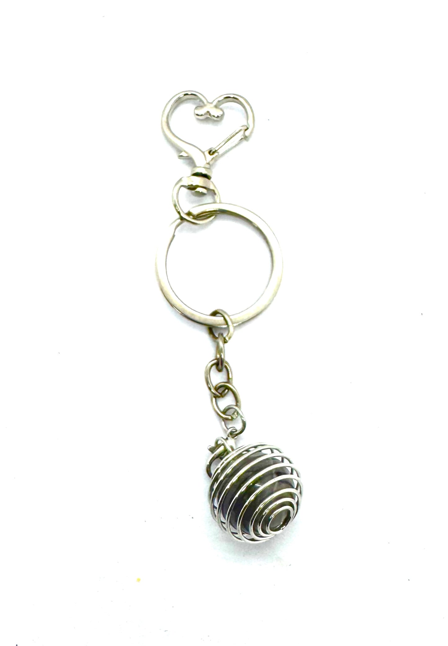 Anxiety? Put That Shit in a Cage™ | Handmade Crystal Keychain

Story / Description