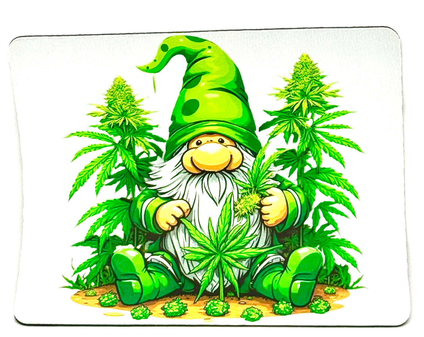 “Garden Goblin Mode” Chill Gnome Mouse Pad | High Vibes Only | FDSS