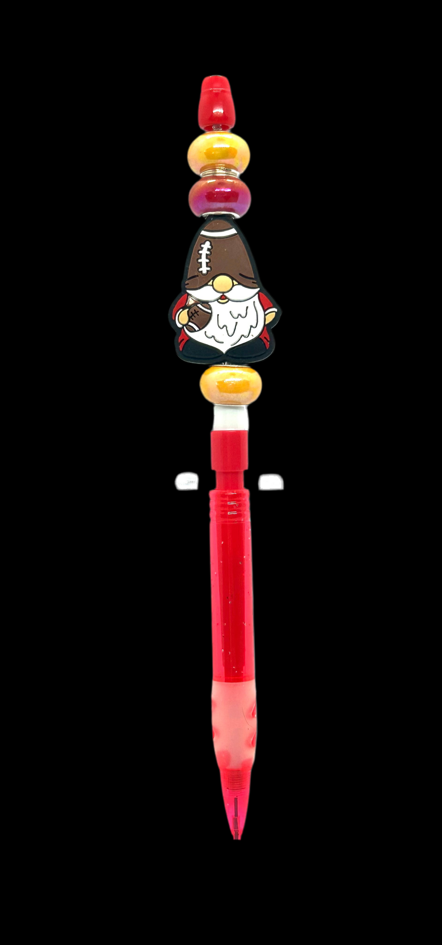 Football Gnome Beaded Mechanical Pencil