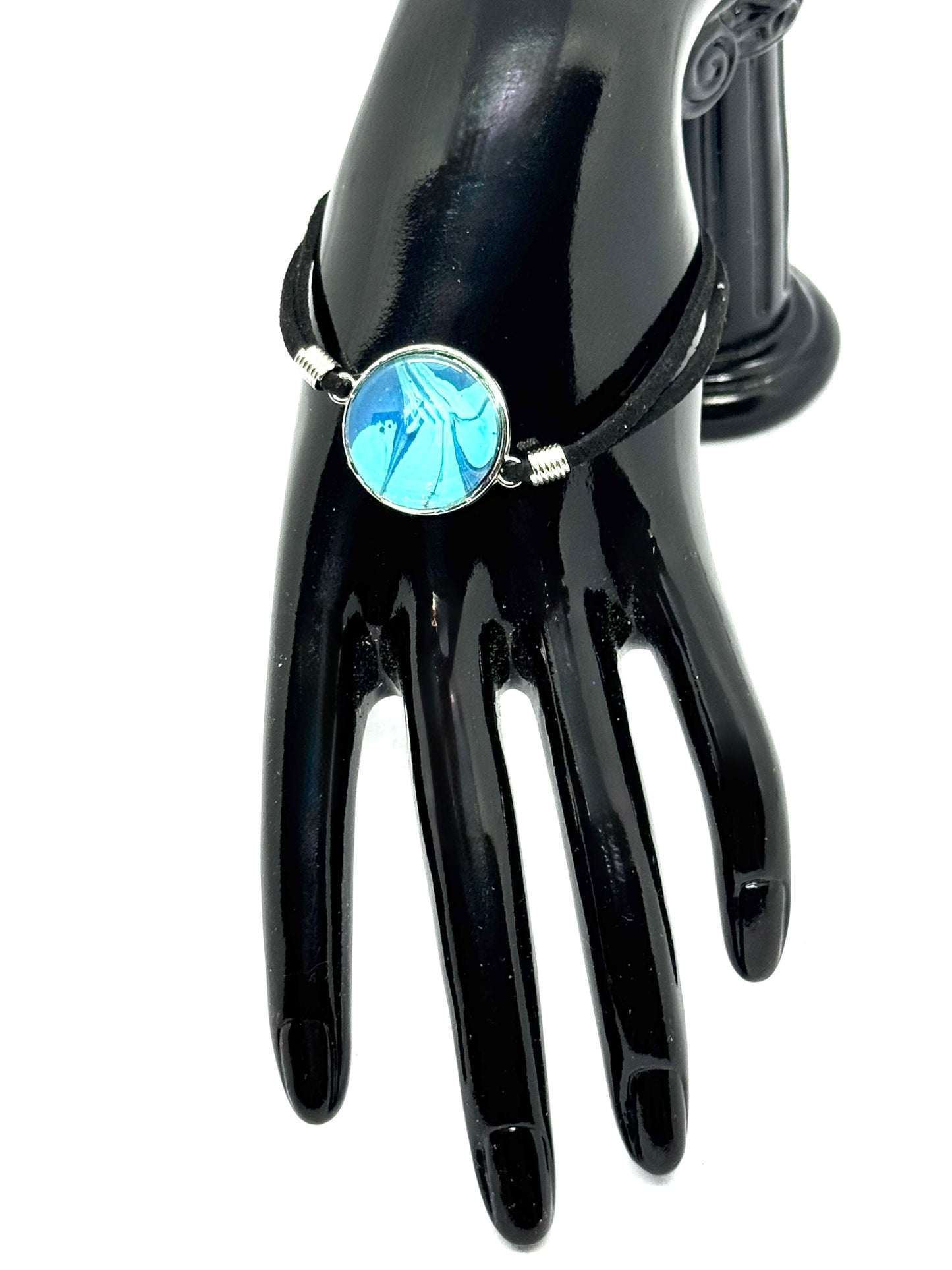 Mentally on Island Time Leather Bracelet