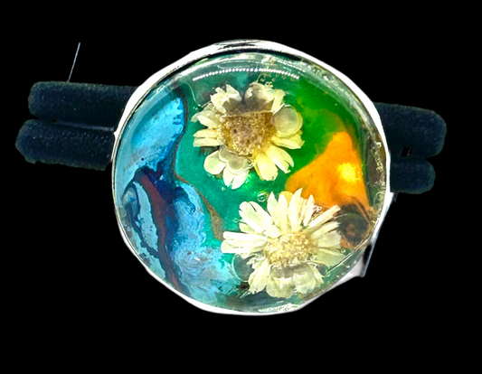 Flower Hair Rubberband