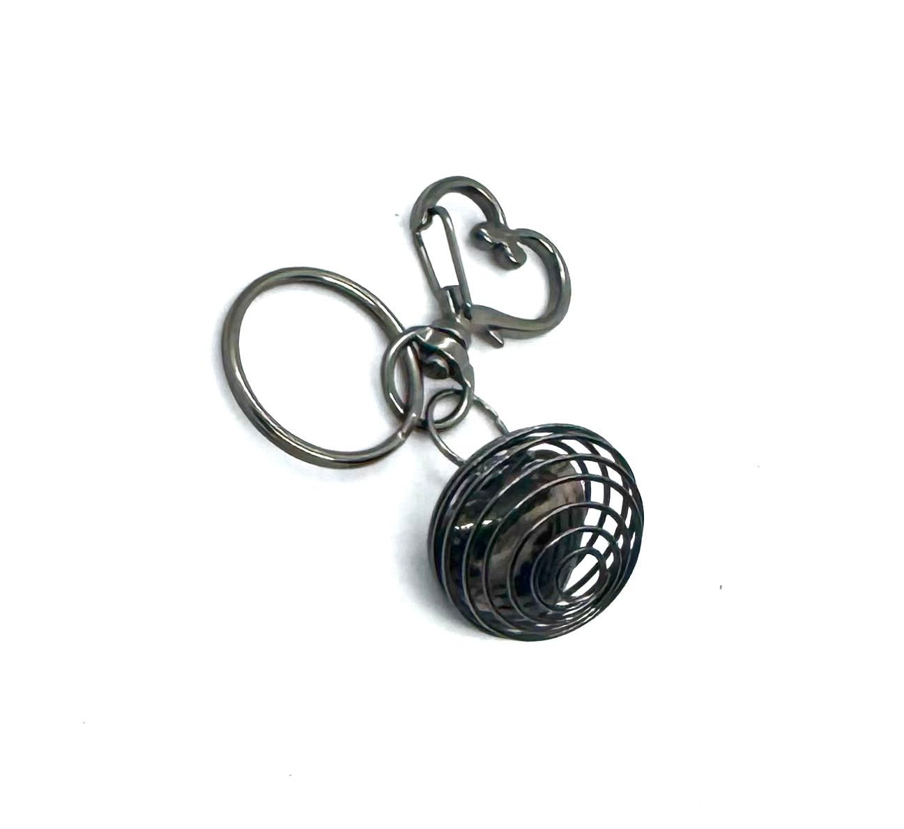 Manifesting Like a Motherfucker | Wire Wrapped Crystal Keychain