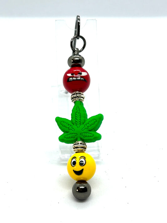 Angry to Happy Metal Shepherds Hook Bookmark