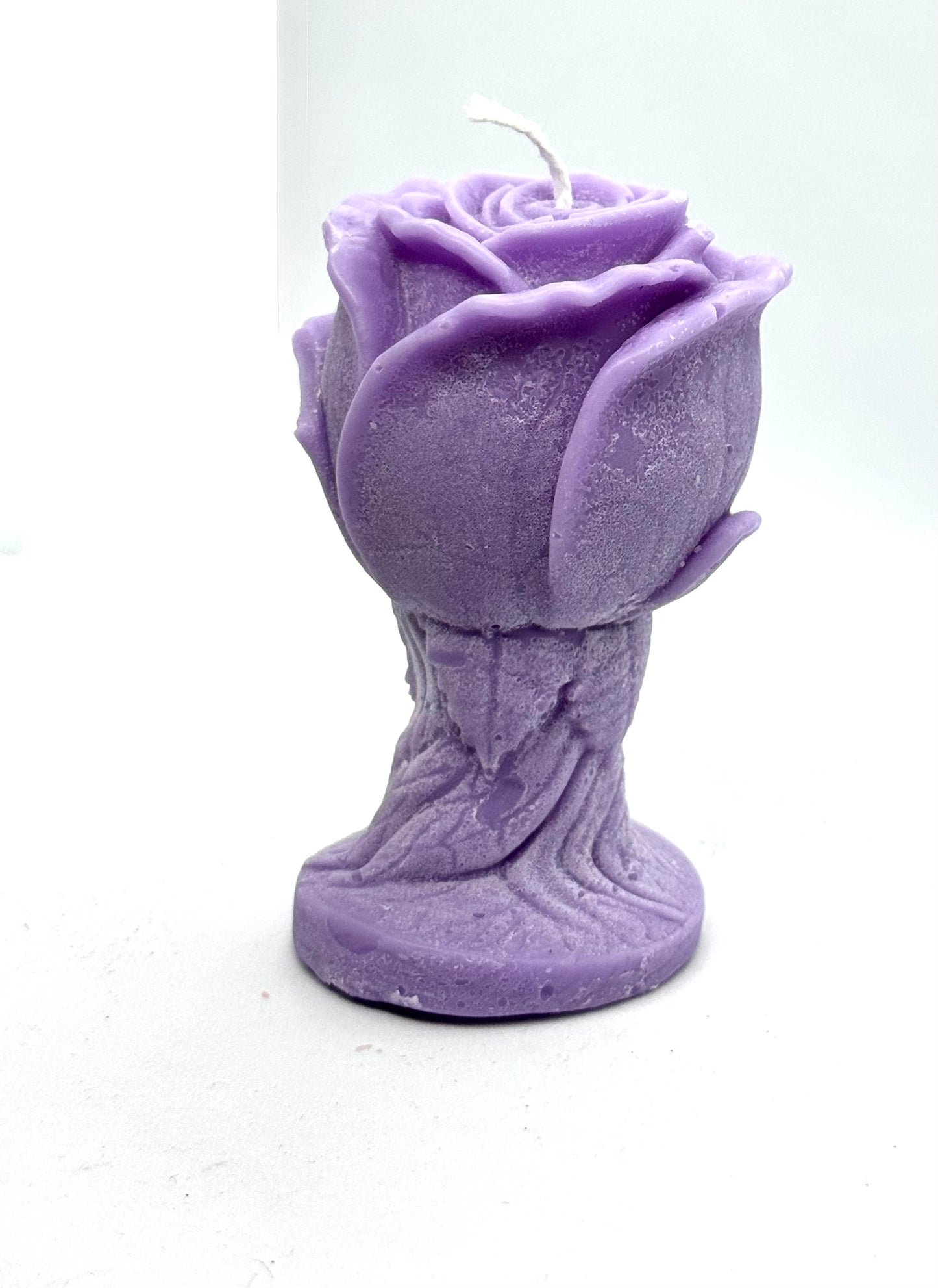 Lilac Rose Candle – Beautiful, Fractured, Still Thriving