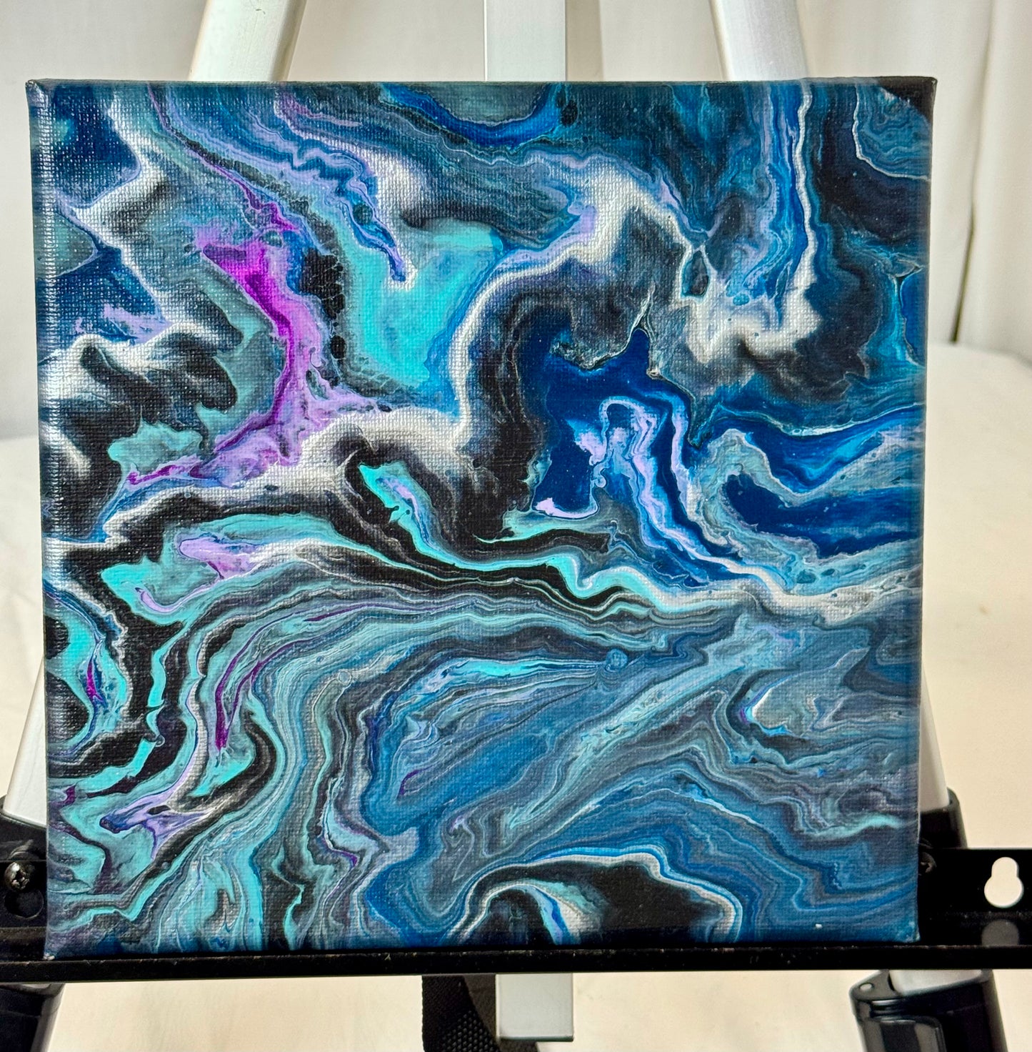 Milky Way Paint Pour Canvas