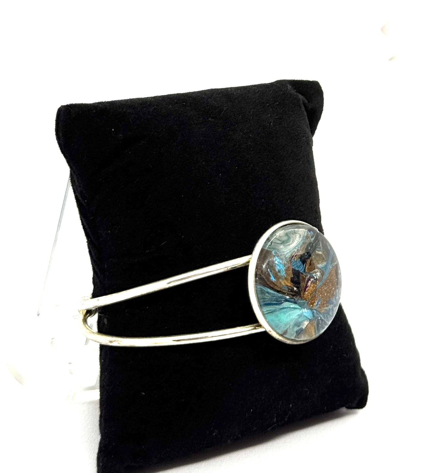 #6 “Ocean Heist Cuff Bracelet – Calm on Top, Criminal Underneath”