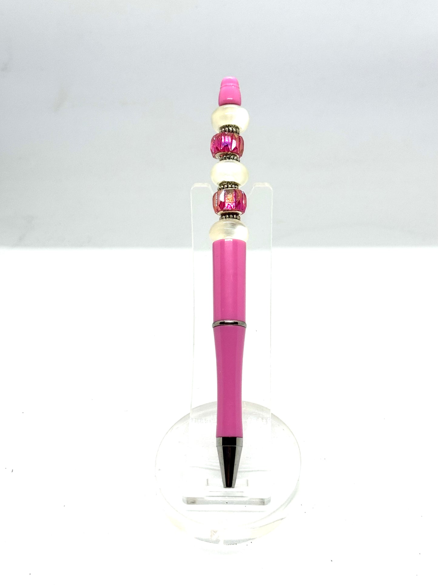 Pink Beaded Pen