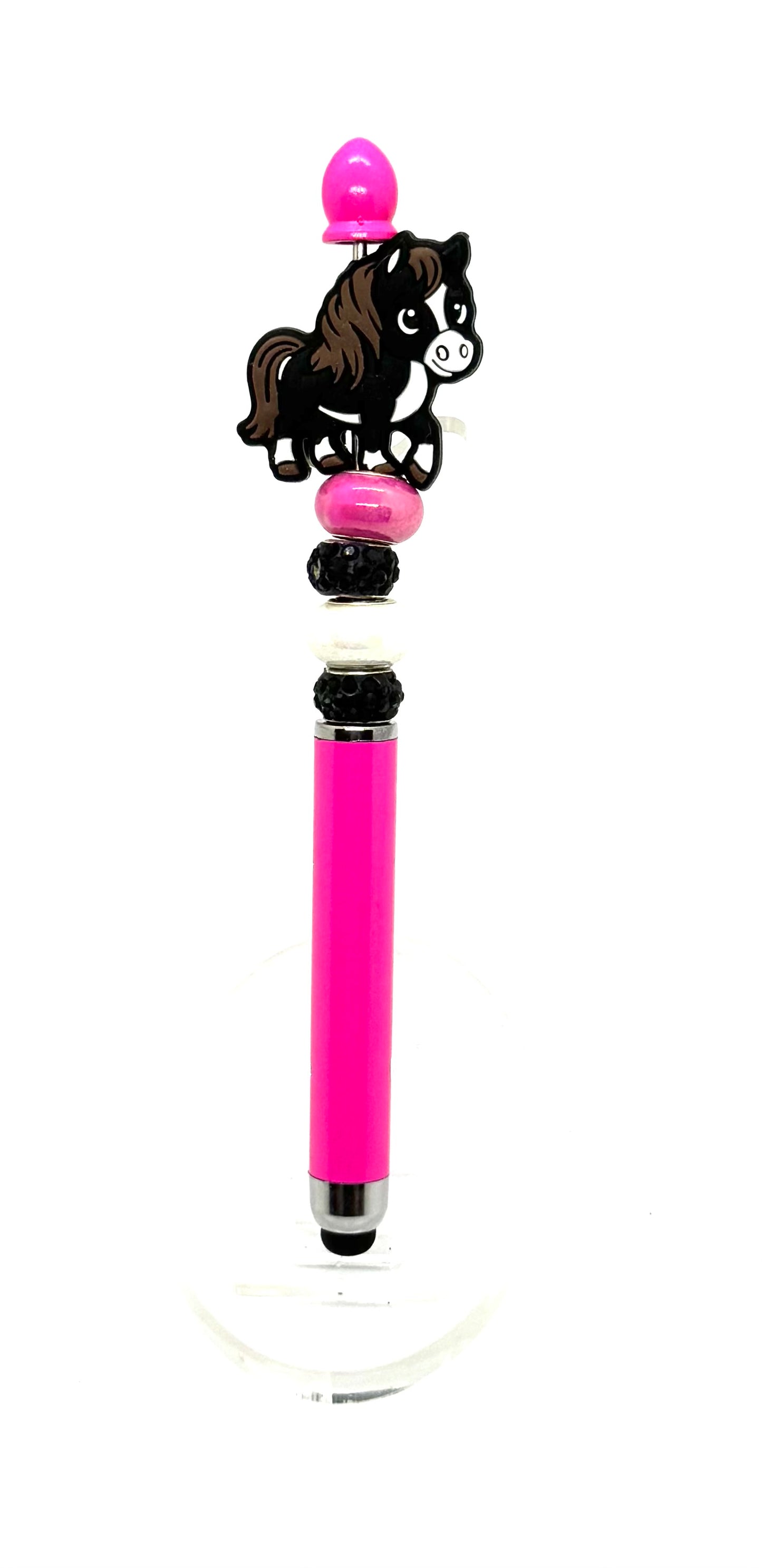 Tiny Horse. Big Sass. | Handmade Pony Lover Beaded Stylus Pen