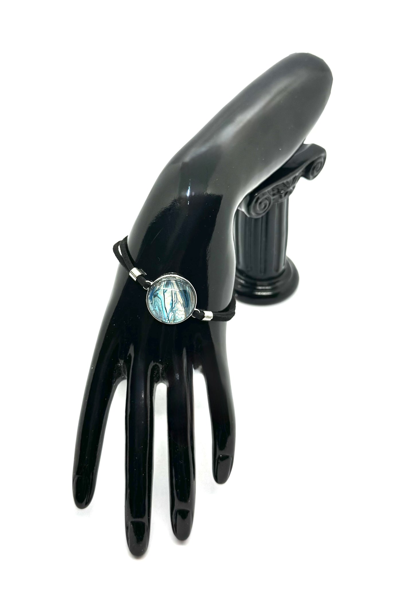 Emotionally Attached to Icebergs Leather Bracelet