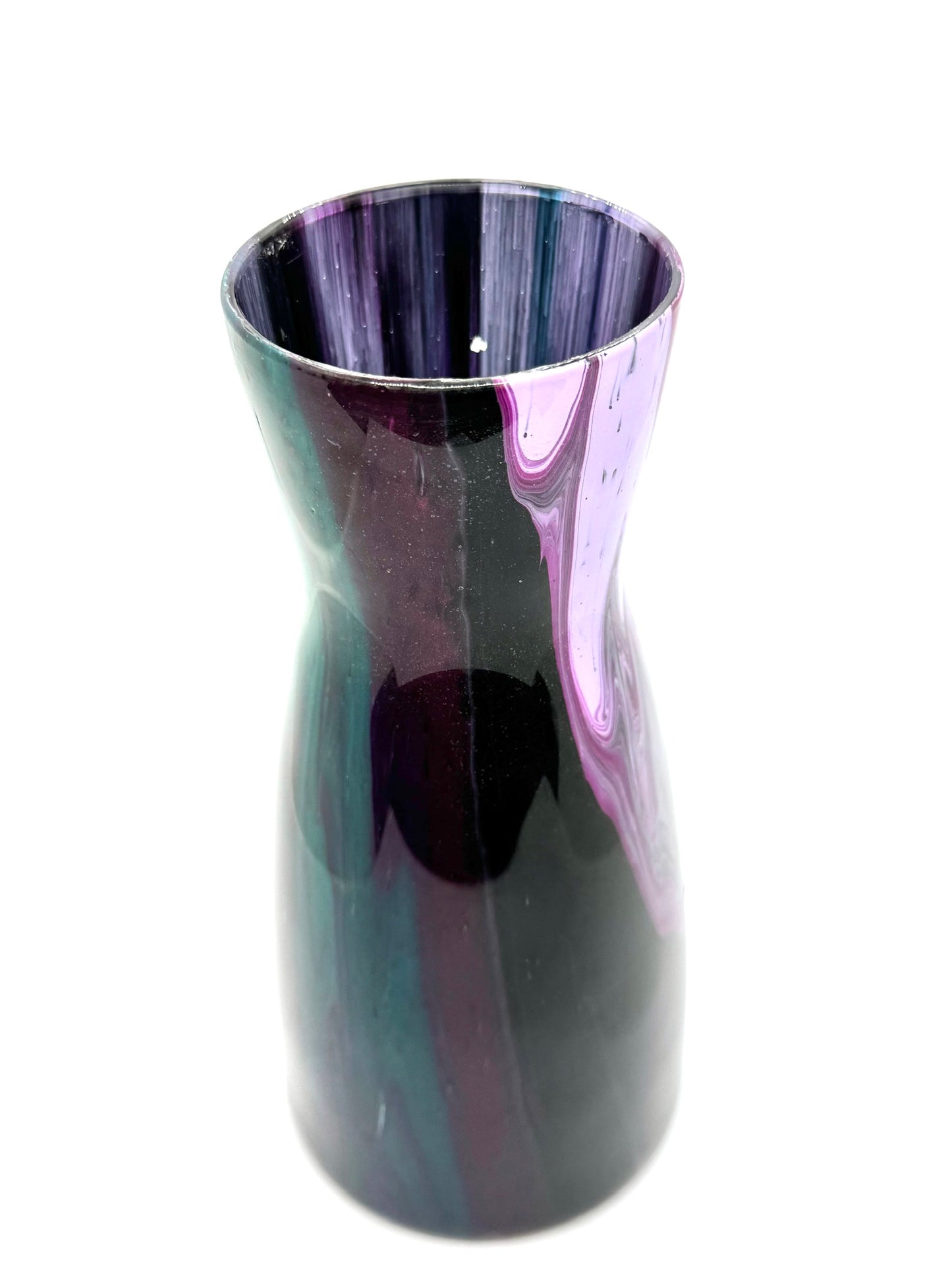 Functional Dysfunction Vase (Purple/Teal Chaos)