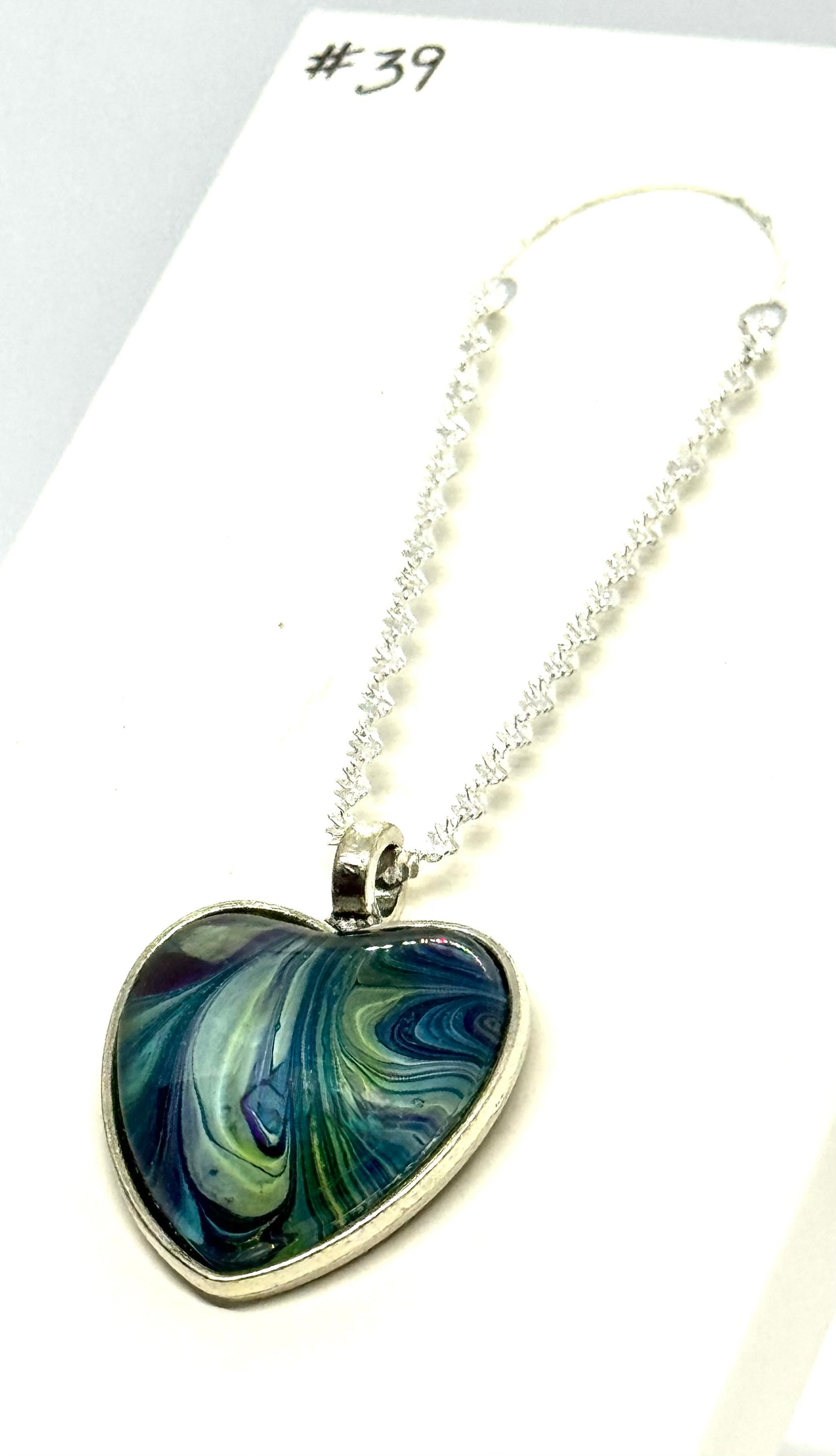 #39 Tidal Mood Swing Heart Necklace