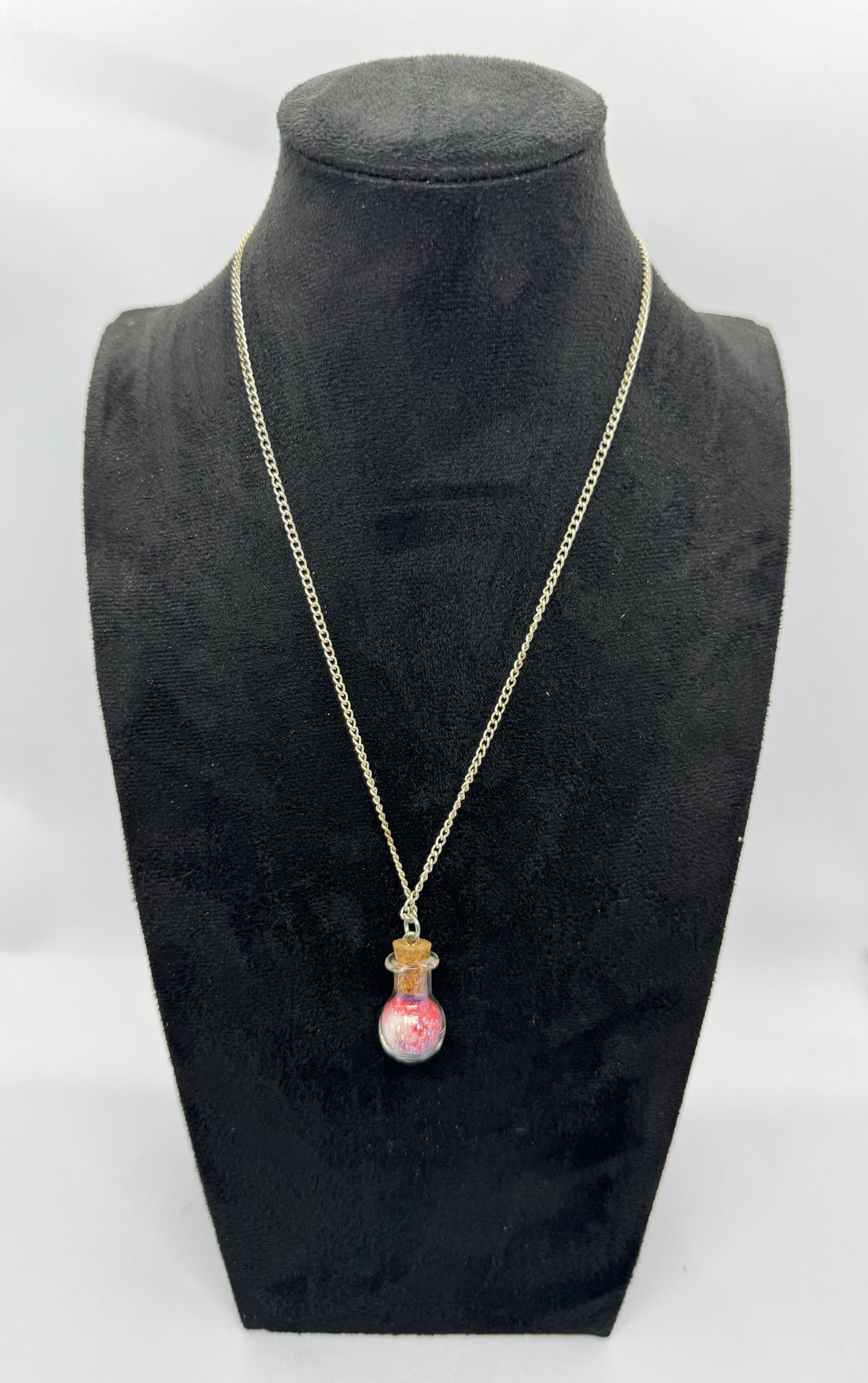 #5G “Red White & Unhinged Potion Bottle Necklace – Freedom Chaos Edition”