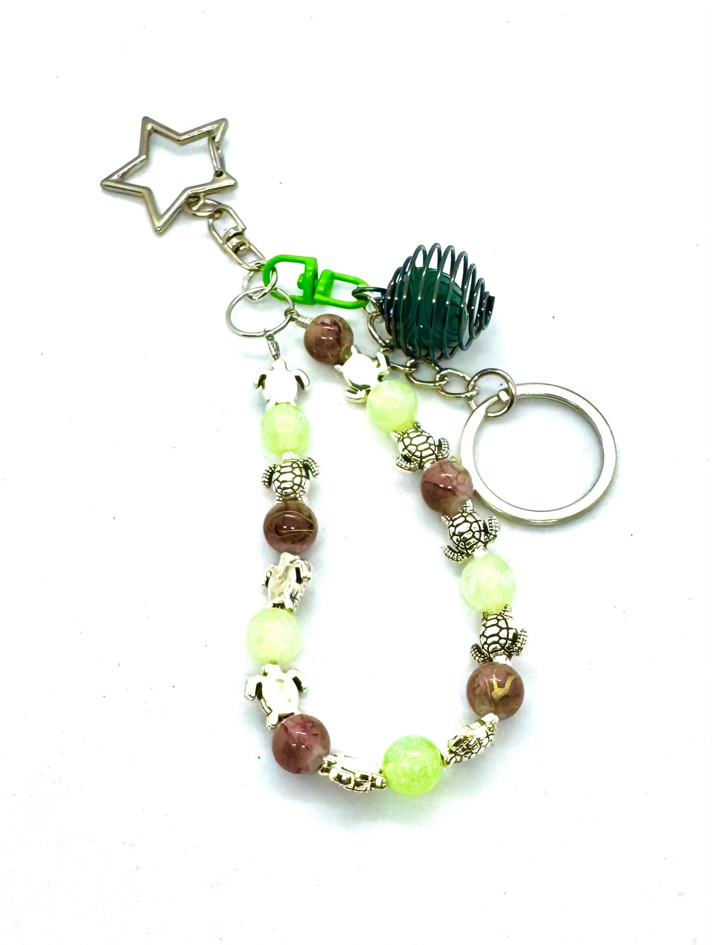 The Turtle Whisperer | Handmade Sea Turtle Wristlet Keychain